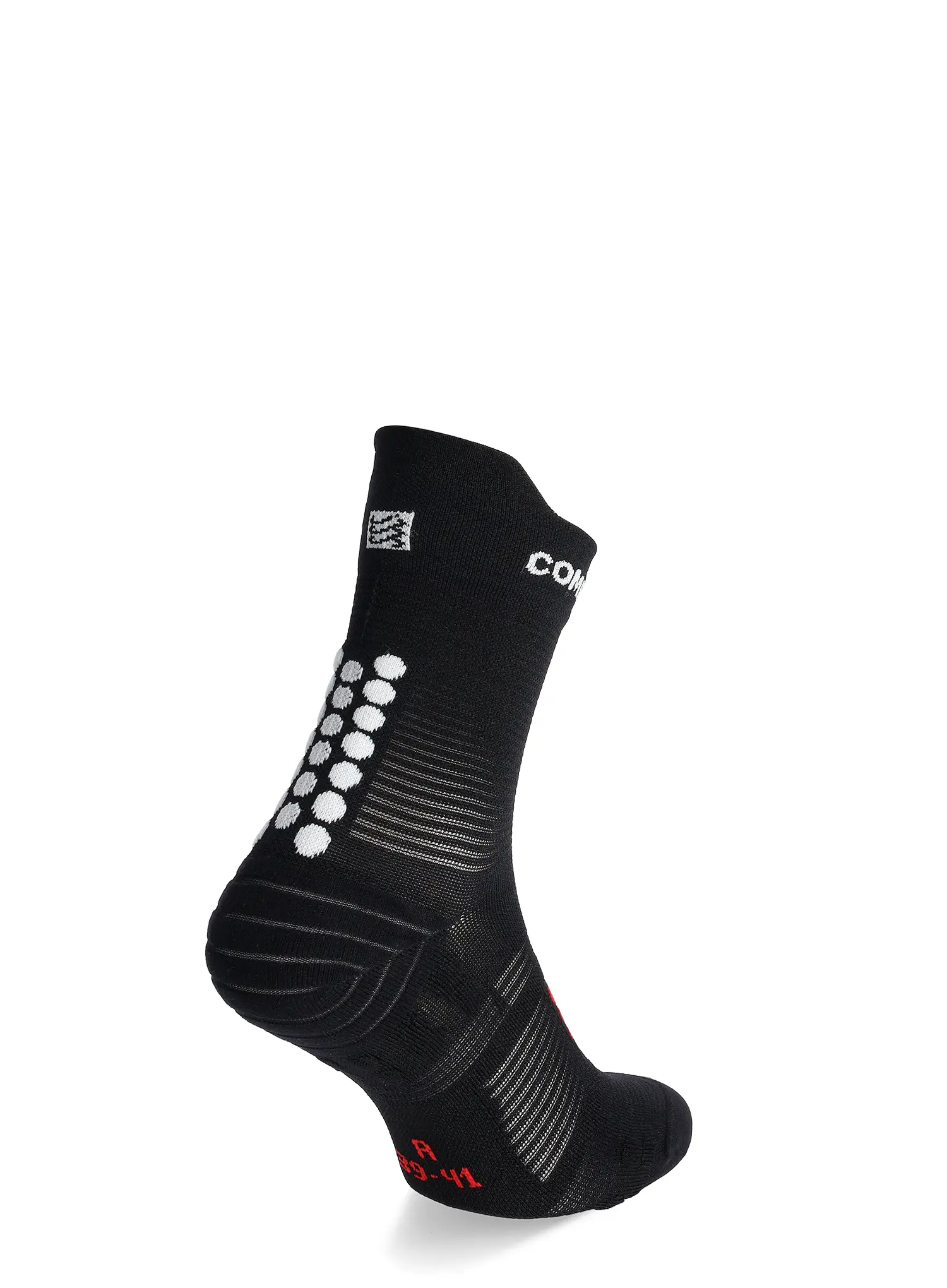 Laufsocken Compressport Pro Racing Socks v4.0 Run High - black/white