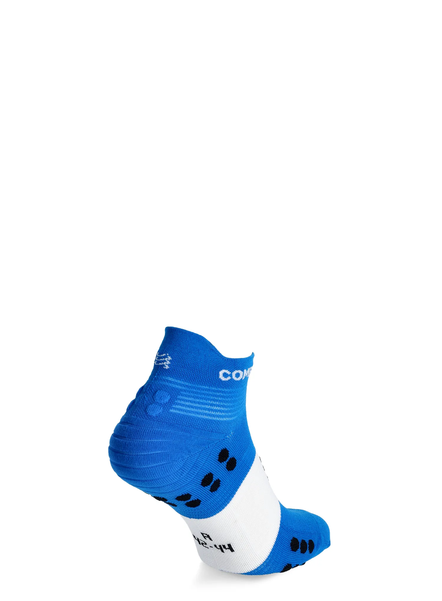Laufsocken Compressport Pro Racing Socks v4.0 Run Low - princess blue/white