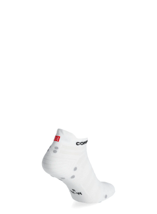 Laufsocken Compressport Pro Racing Socks v4.0 UL Run Low - white/alloy