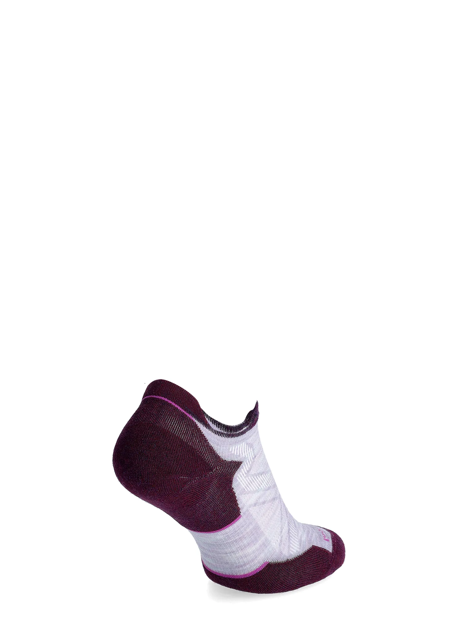 Laufsocken Damen Smartwool Run Targeted Cushion Low Ankle Socks - purple/white