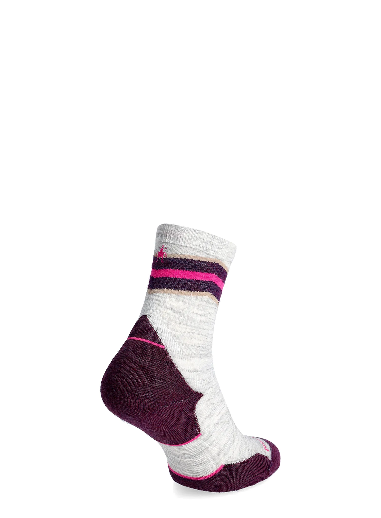 Laufsocken Damen Smartwool Run Targeted Cushion Mid Crew Socks - ash