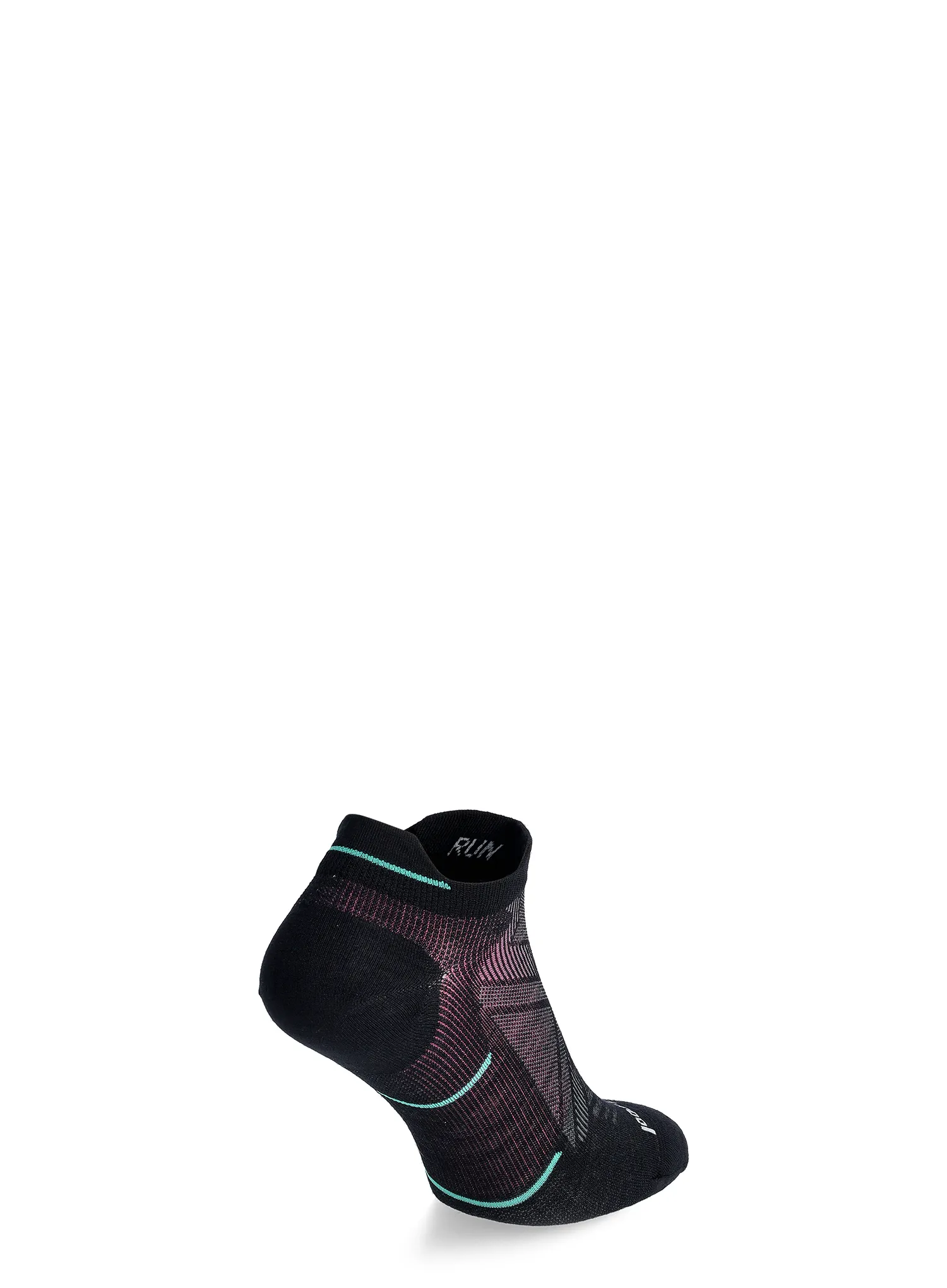 Laufsocken Damen Smartwool Run Zero Cushion Low Ankle Socks - black
