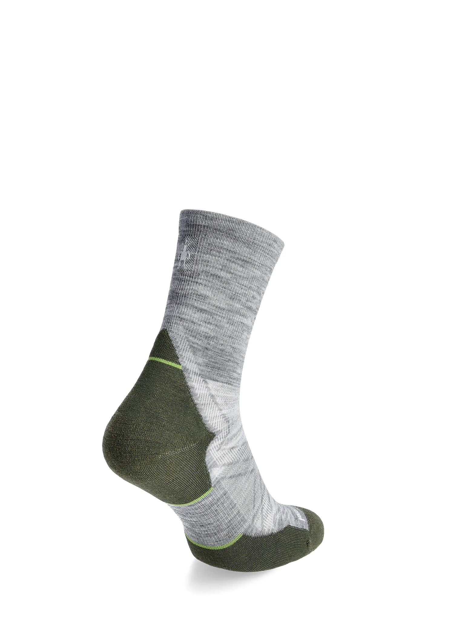Laufsocken Smartwool Run Targeted Cushion Mid Crew Socks - light gray
