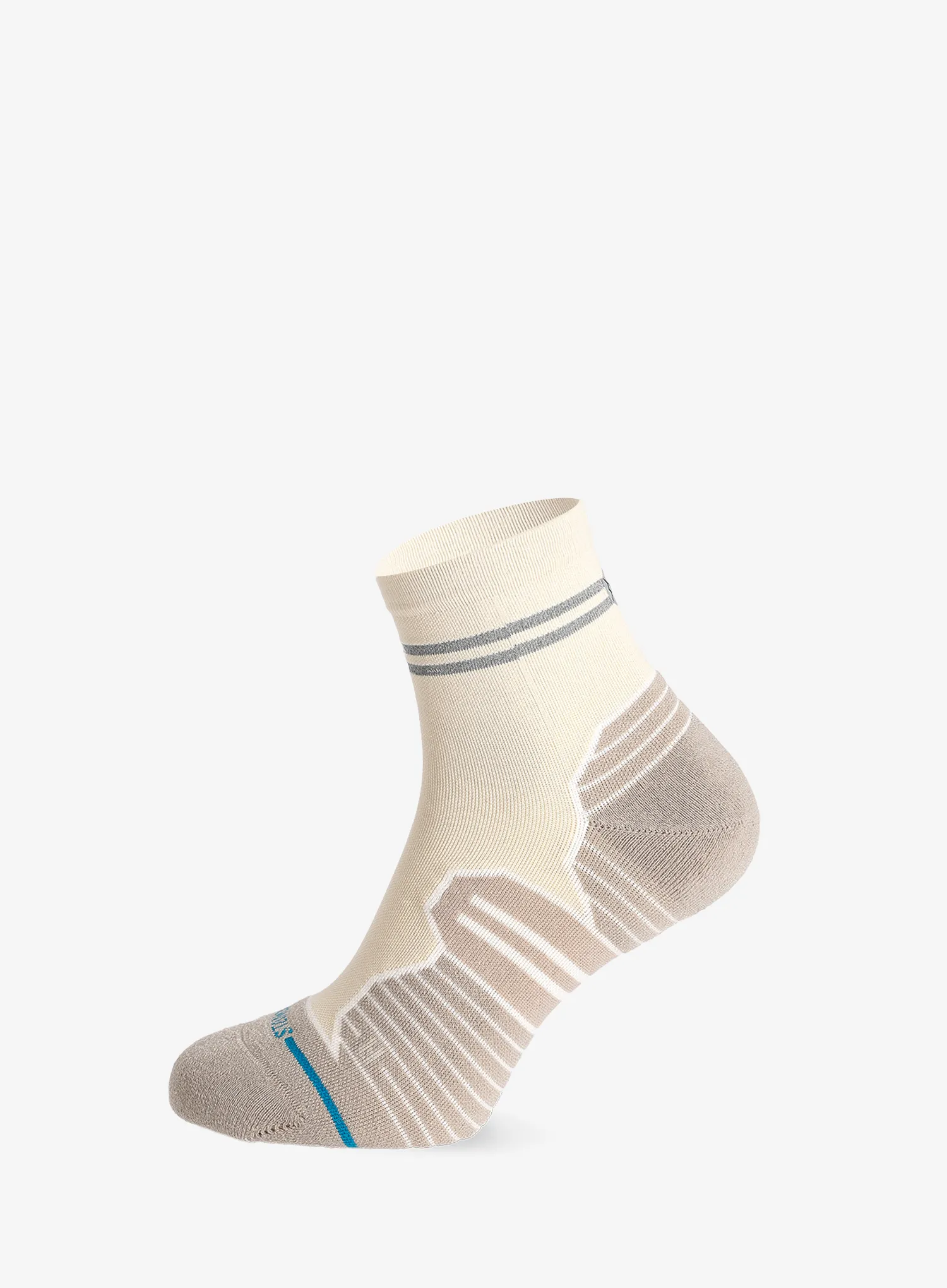 Laufsocken Stance Reflector Light Quarter - croissant