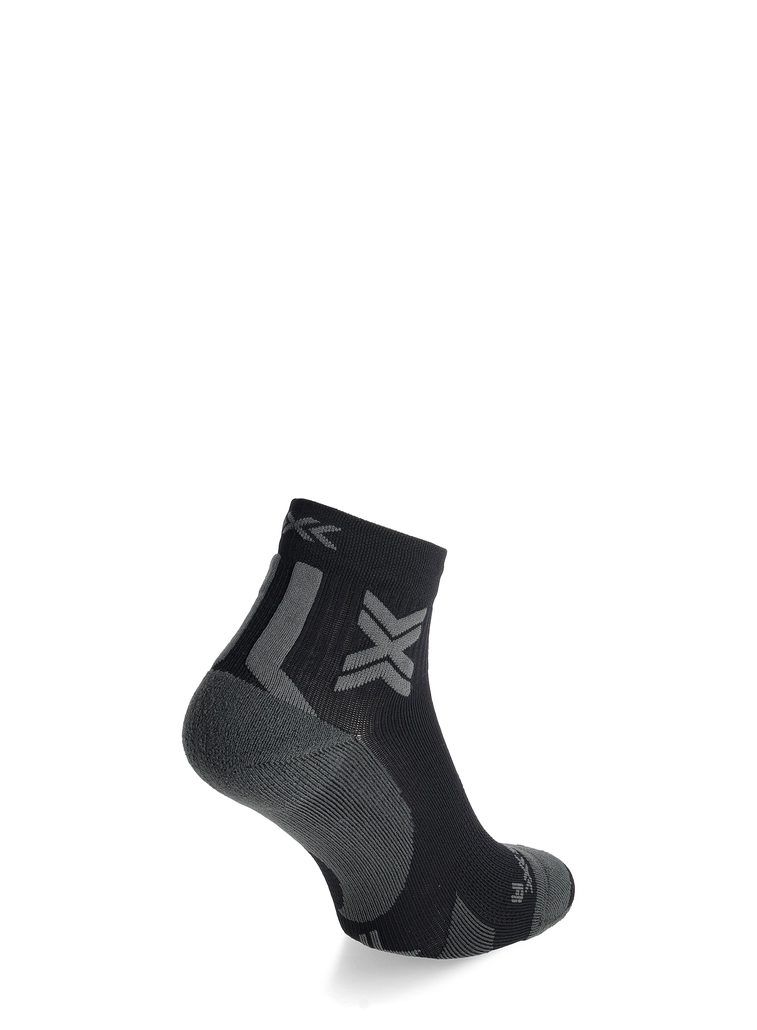 Laufsocken X-Socks Run Discover Ankle - black/charcoal