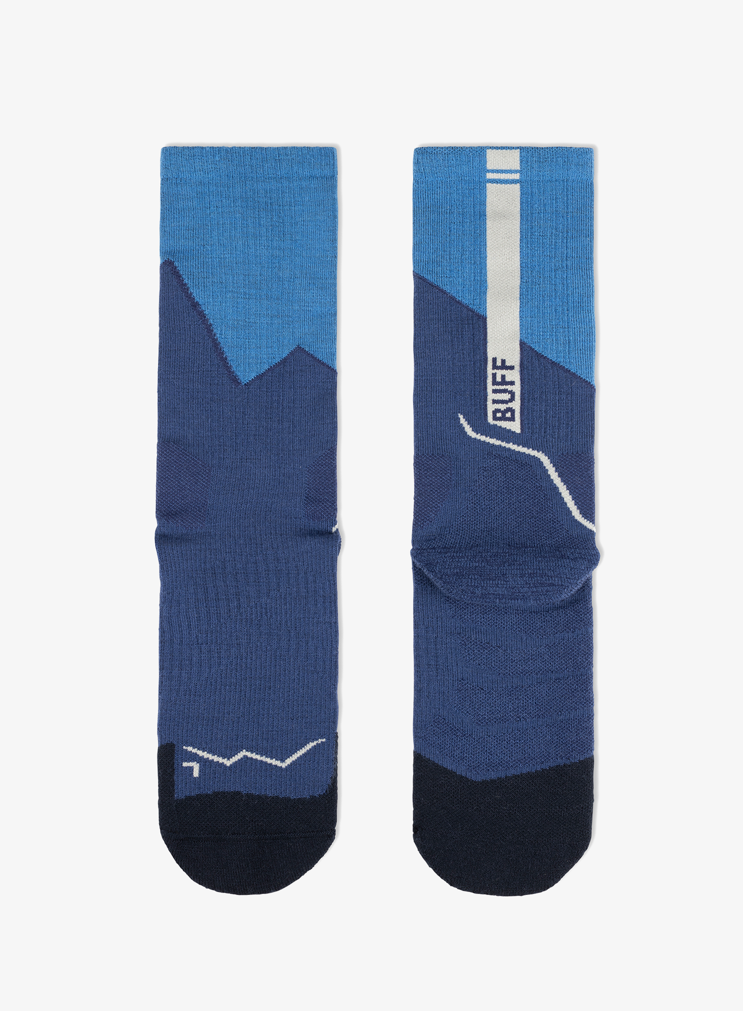Merinosocken Buff Merino Midweight Crew Socks - blue