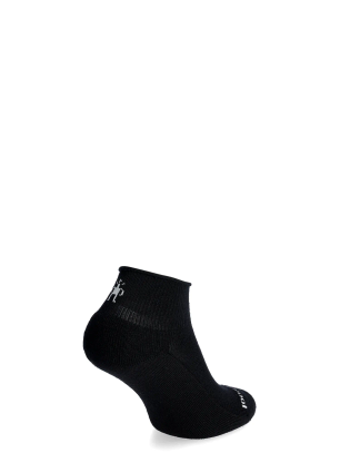 Merinosocken Damen Smartwool Everyday Roll Top Ankle Socks - black
