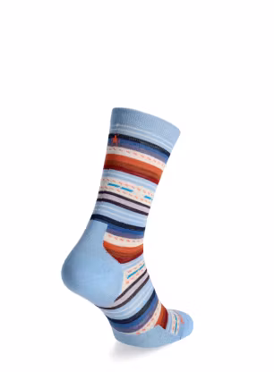 Merinosocken Smartwool Everyday Margarita Crew Socks - serene blue