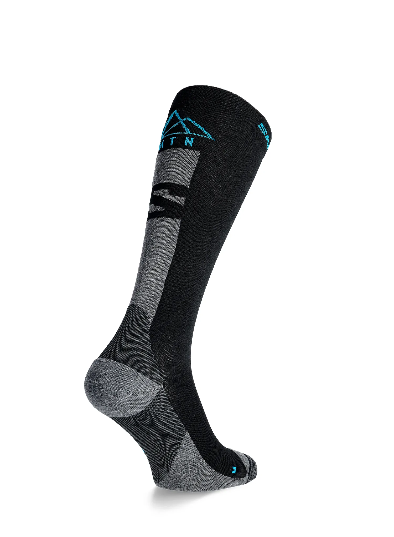 Socken Salomon MTN - black/blue danube
