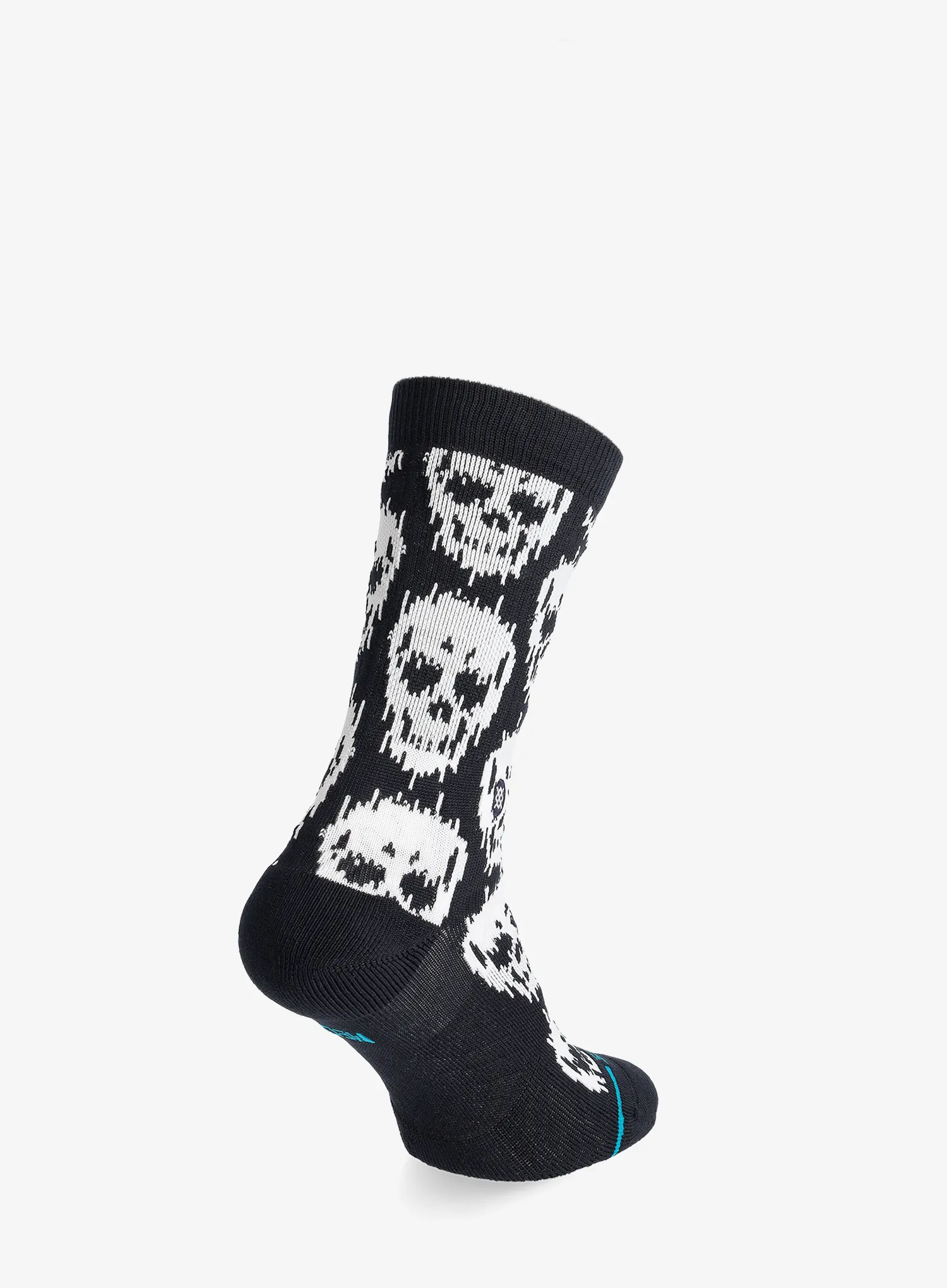 Socken Stance Static Skull Crew - black