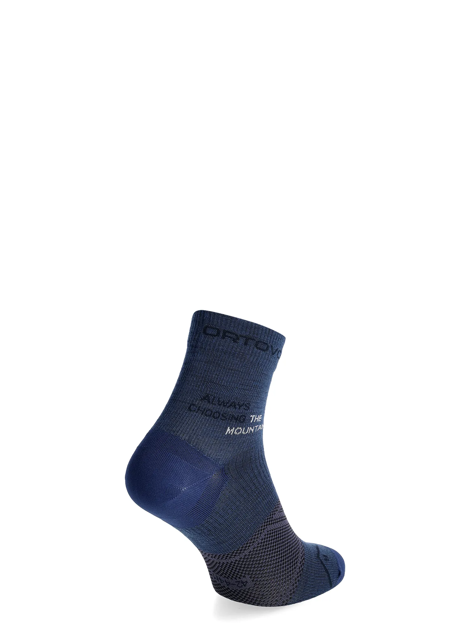 Wandersocken Ortovox Alpine Light Quarter Socks - blue nunatak