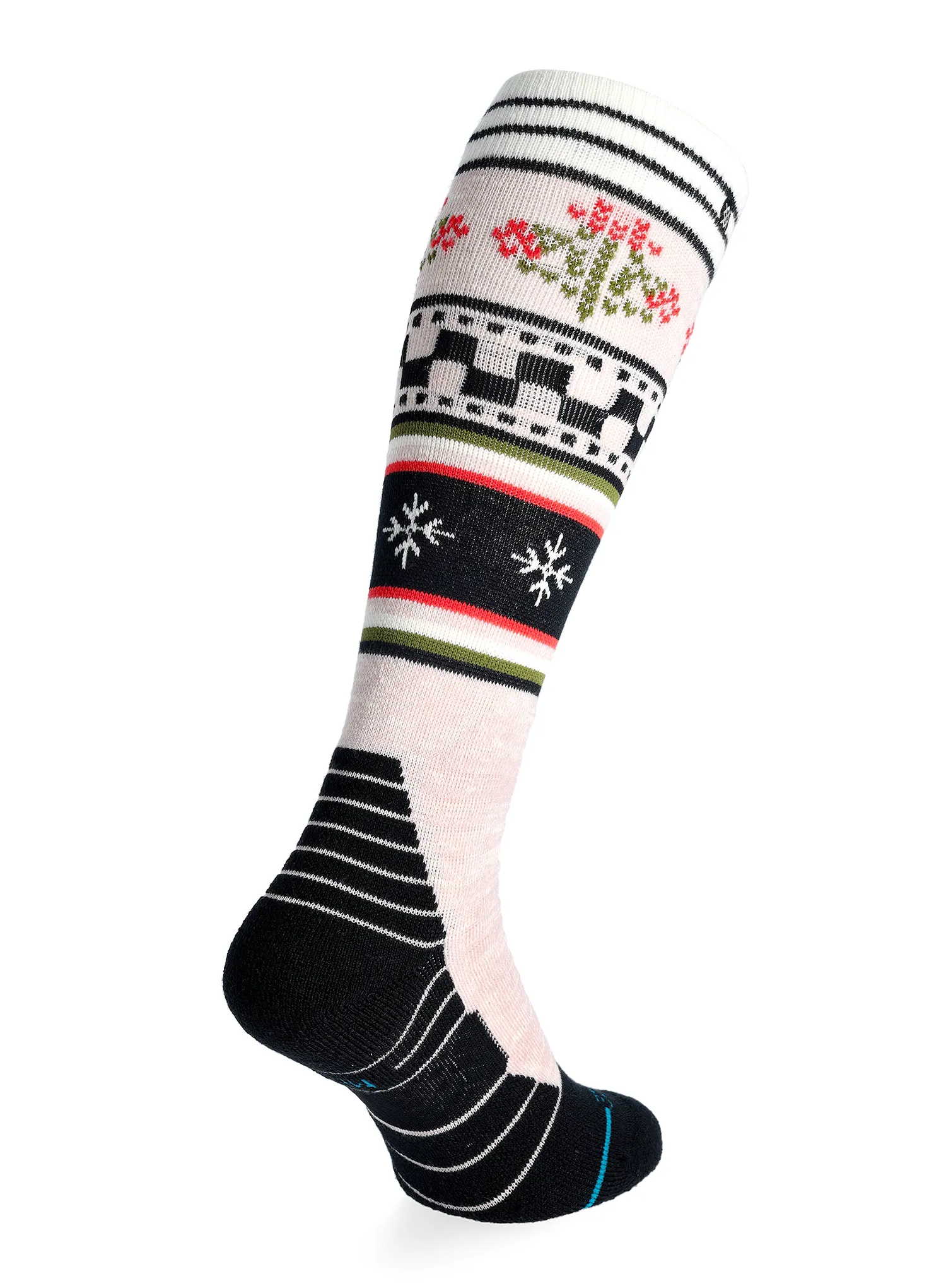 Wandersocken Stance Winter Bloom Mid Crew - lilac