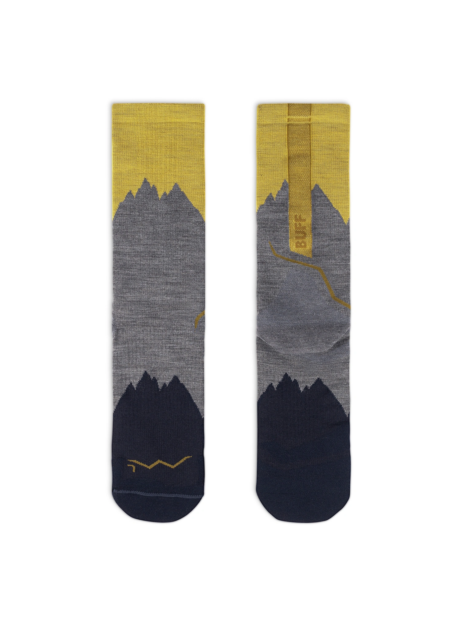 Outdoorsocken Buff Merino LIghtweight Crew Sock LWC3 - grey