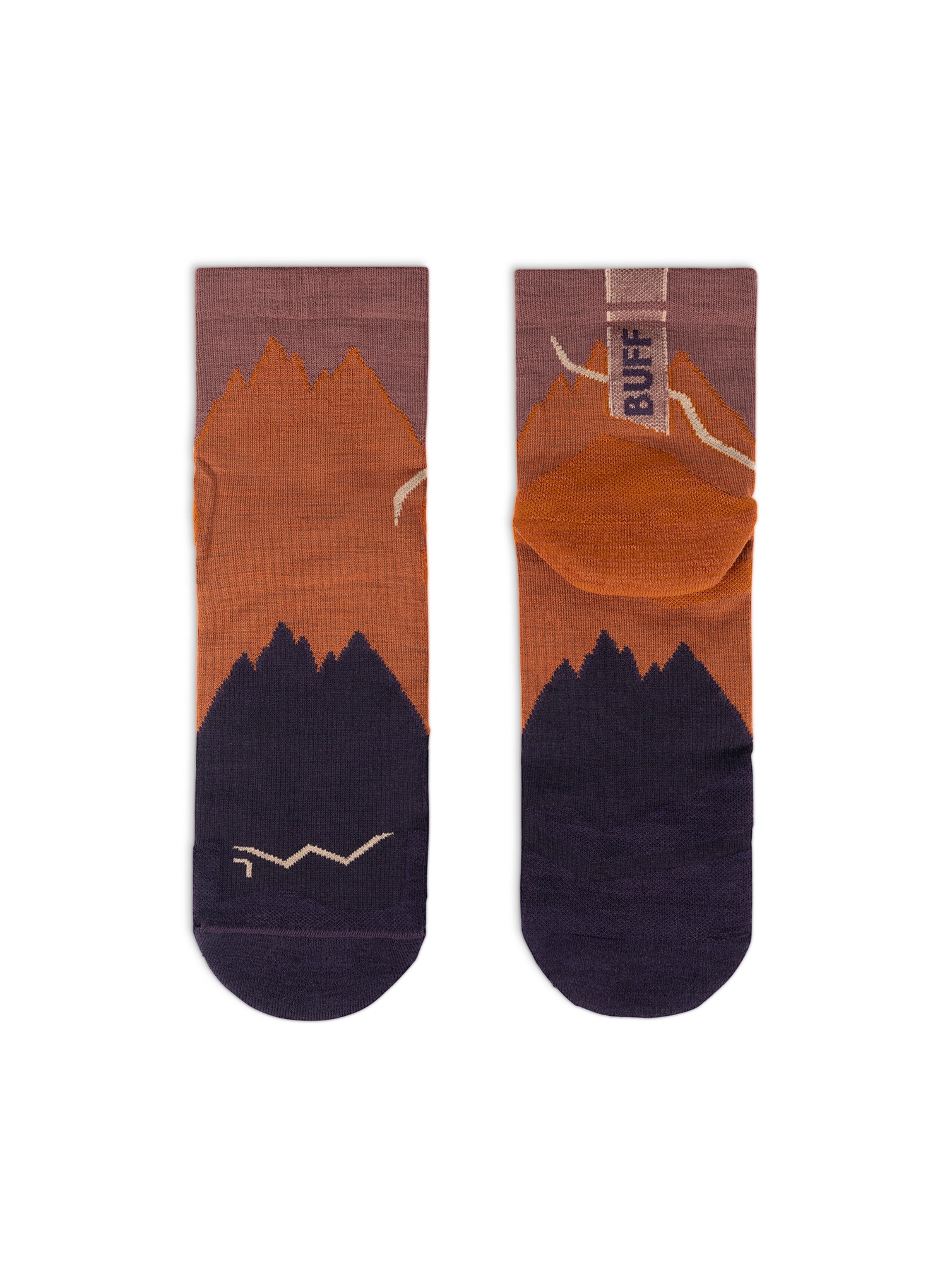 Outdoorsocken Buff Merino LIghtweight Quarter Sock LWQ3 - ginger