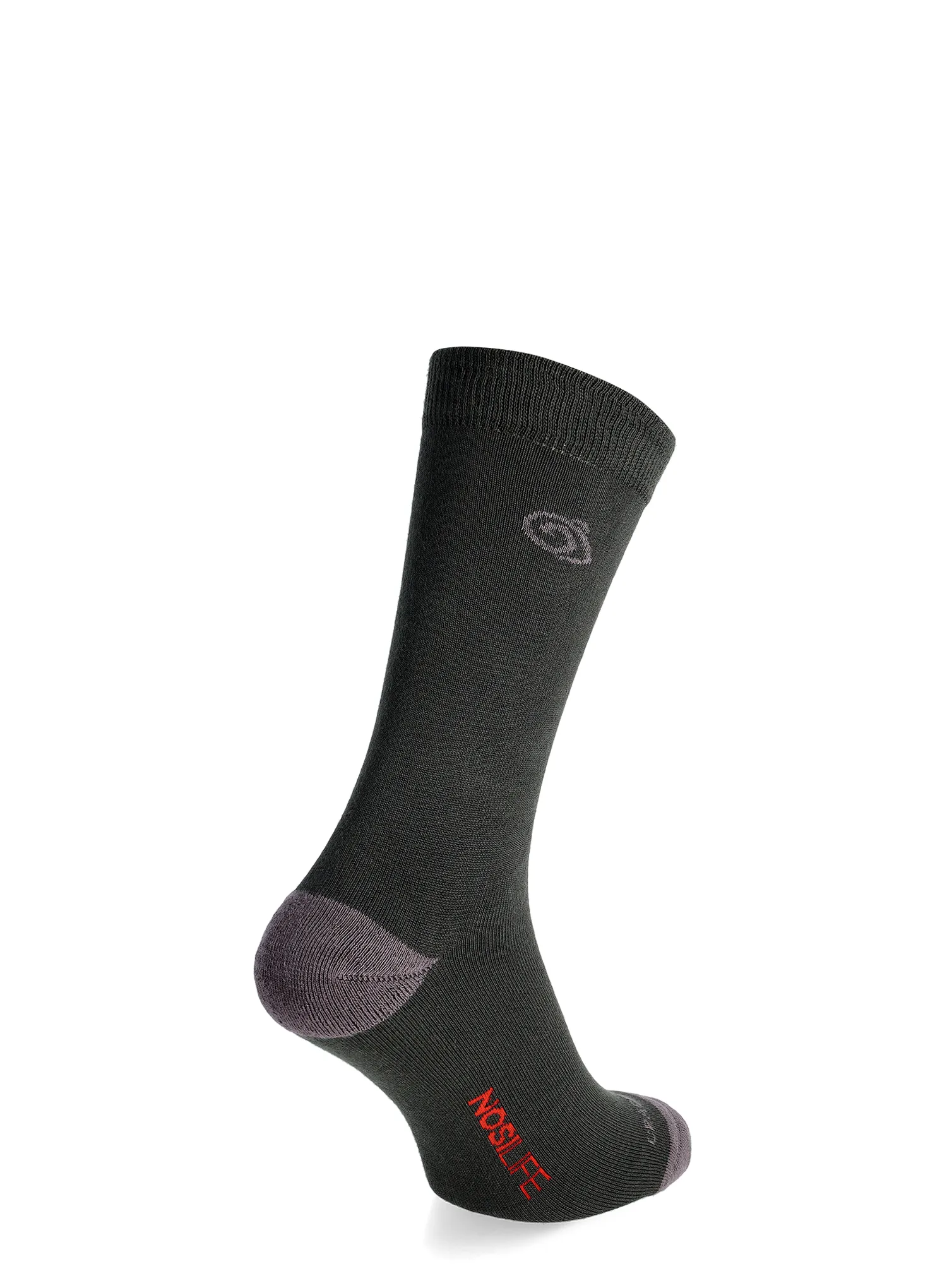 Outdoorsocken Craghoppers NosiLife Travel Single Pack Socks - black pepper/mid grey