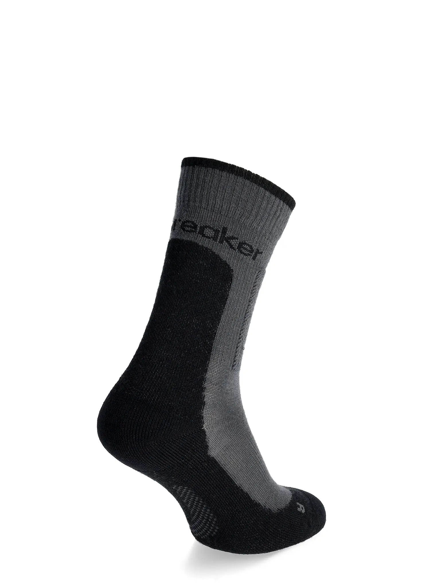 Wandersocken Damen Icebreaker Merino Hike+ Medium Crew - obsidian/black