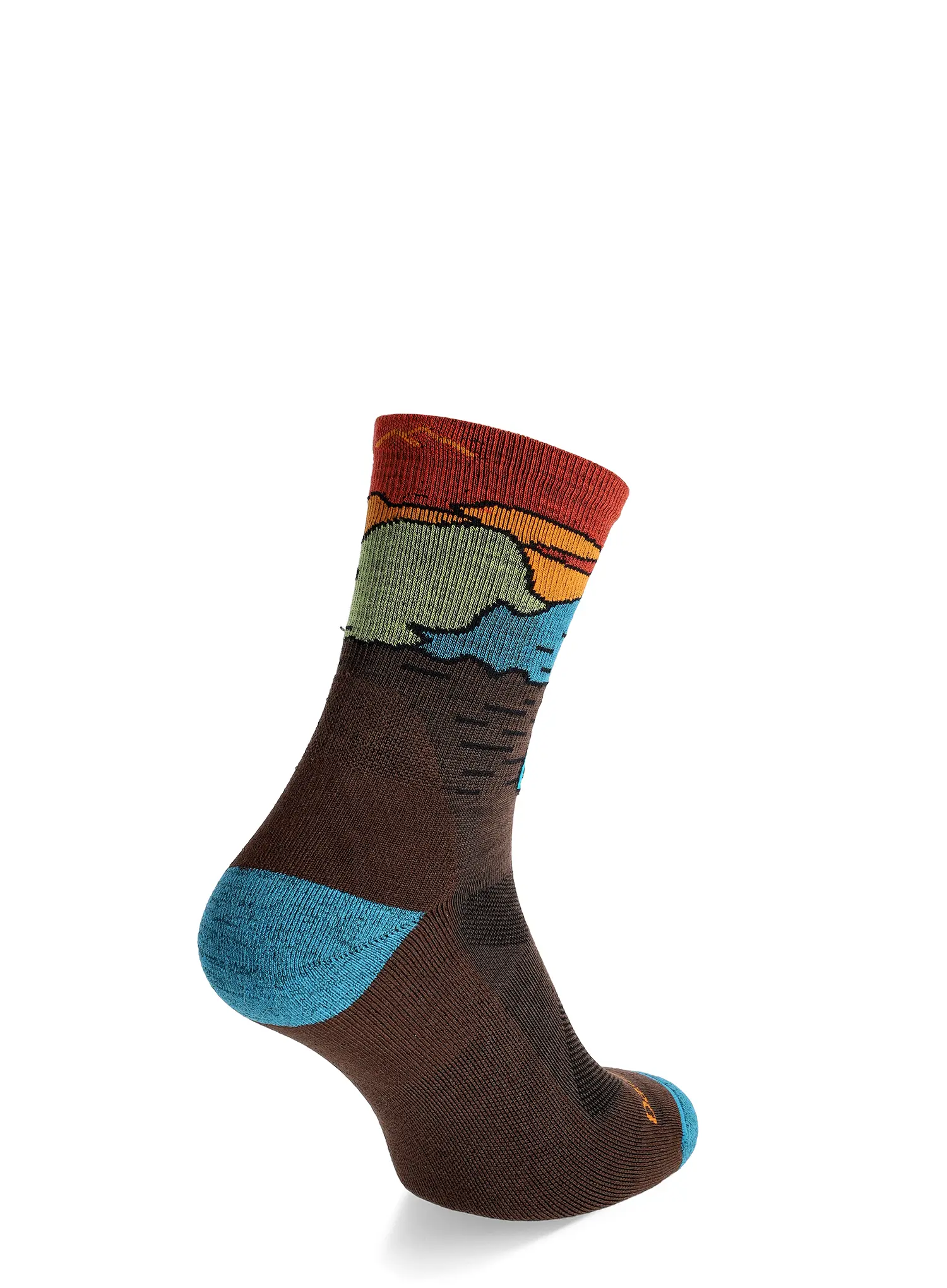 Outdoorsocken Darn Tough Chasing Waterfalls Micro Crew Lightweight - earth