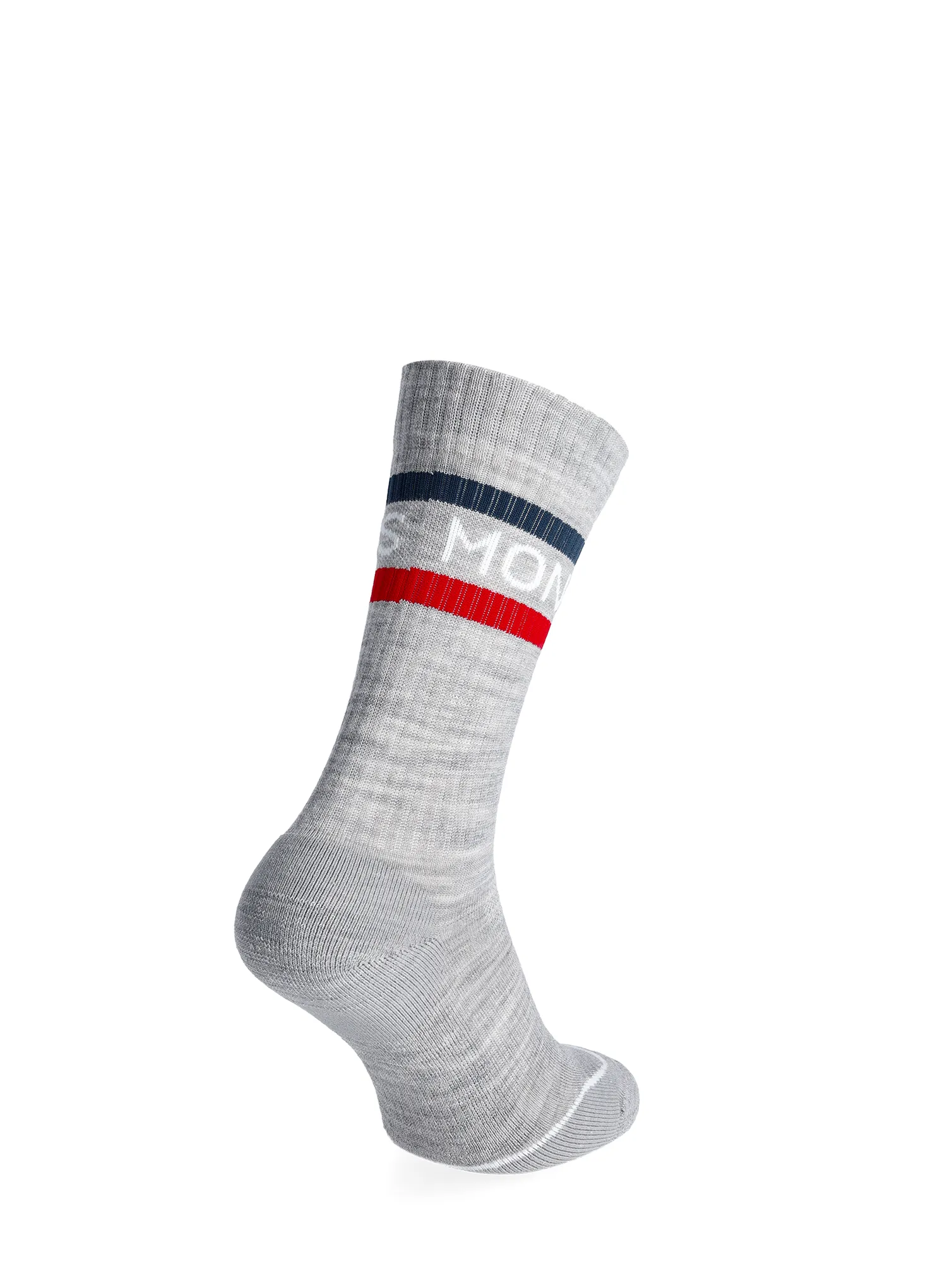 Outdoorsocken Mons Royale Signature Merino Crew Sock - college grey/grey