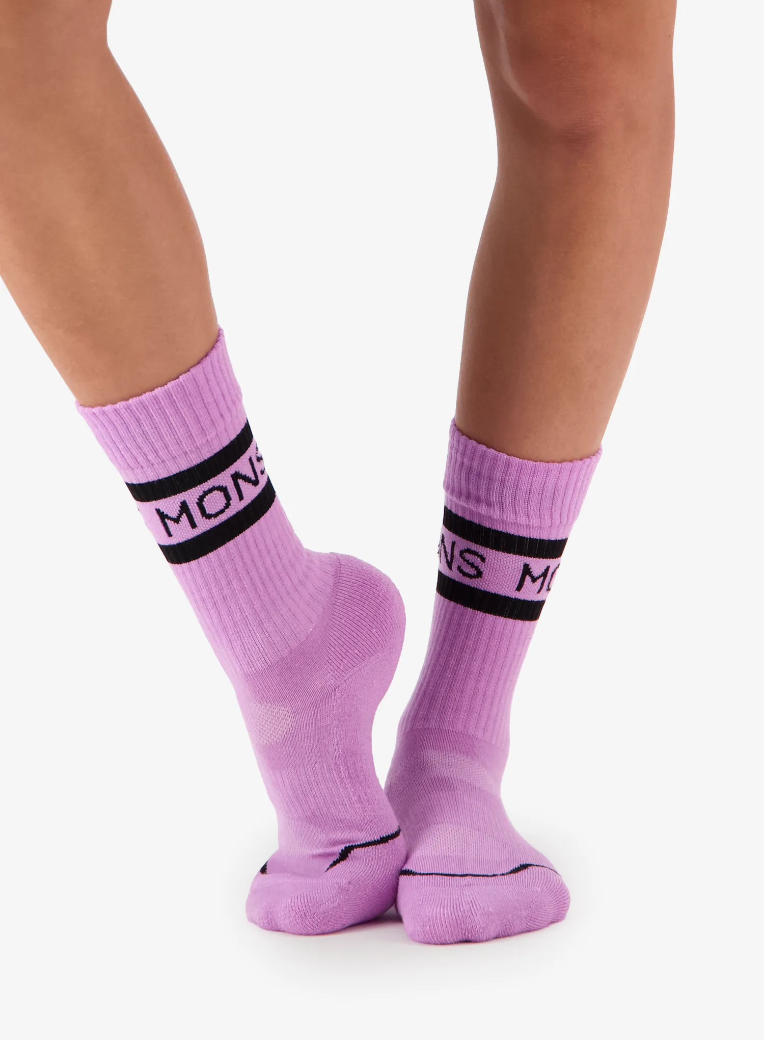 Outdoorsocken Mons Royale Signature Merino Crew Sock - pastel purple