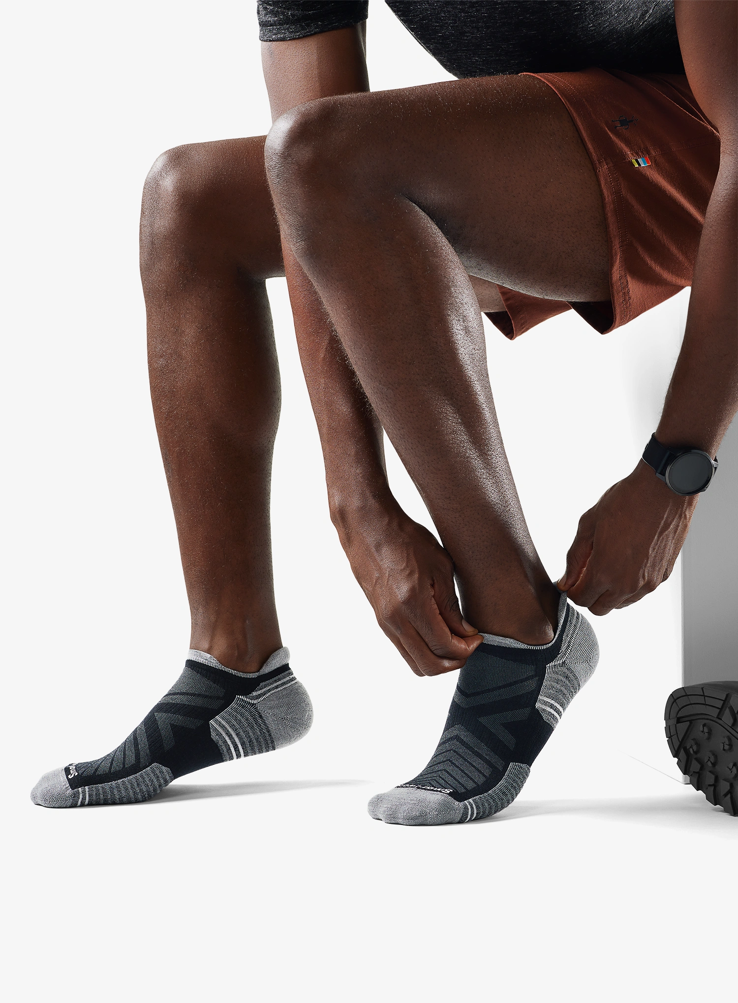 Outdoorsocken Smartwool Hike Targeted Cushion Low Ankle Socks - black