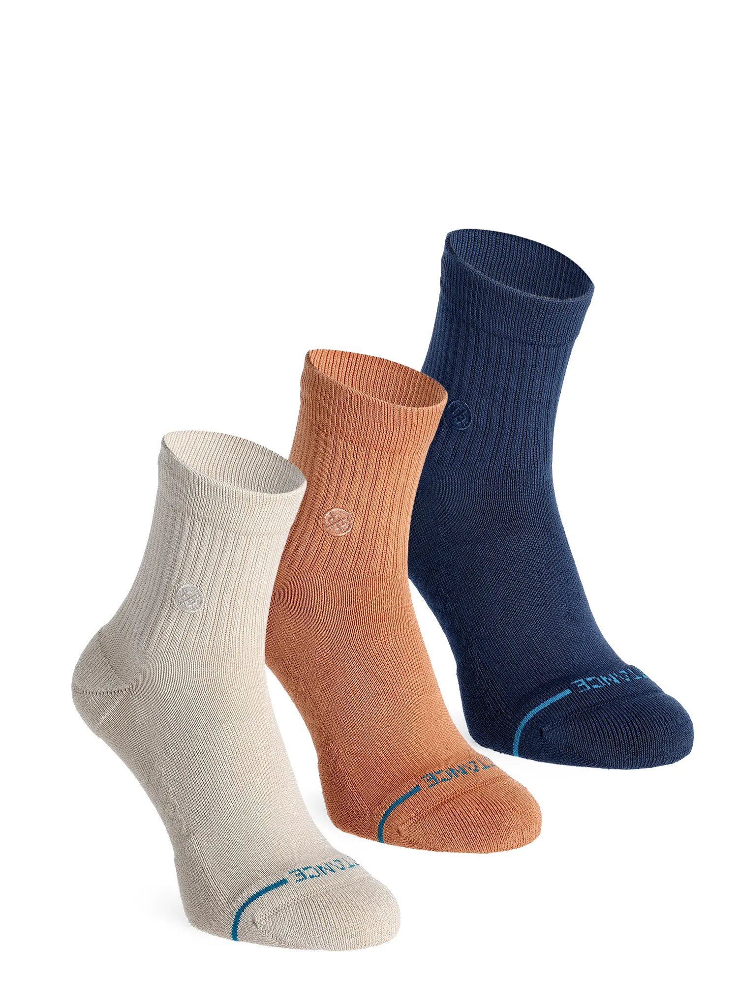 Outdoorsocken Stance Icon Quarter 3 Pack - mango