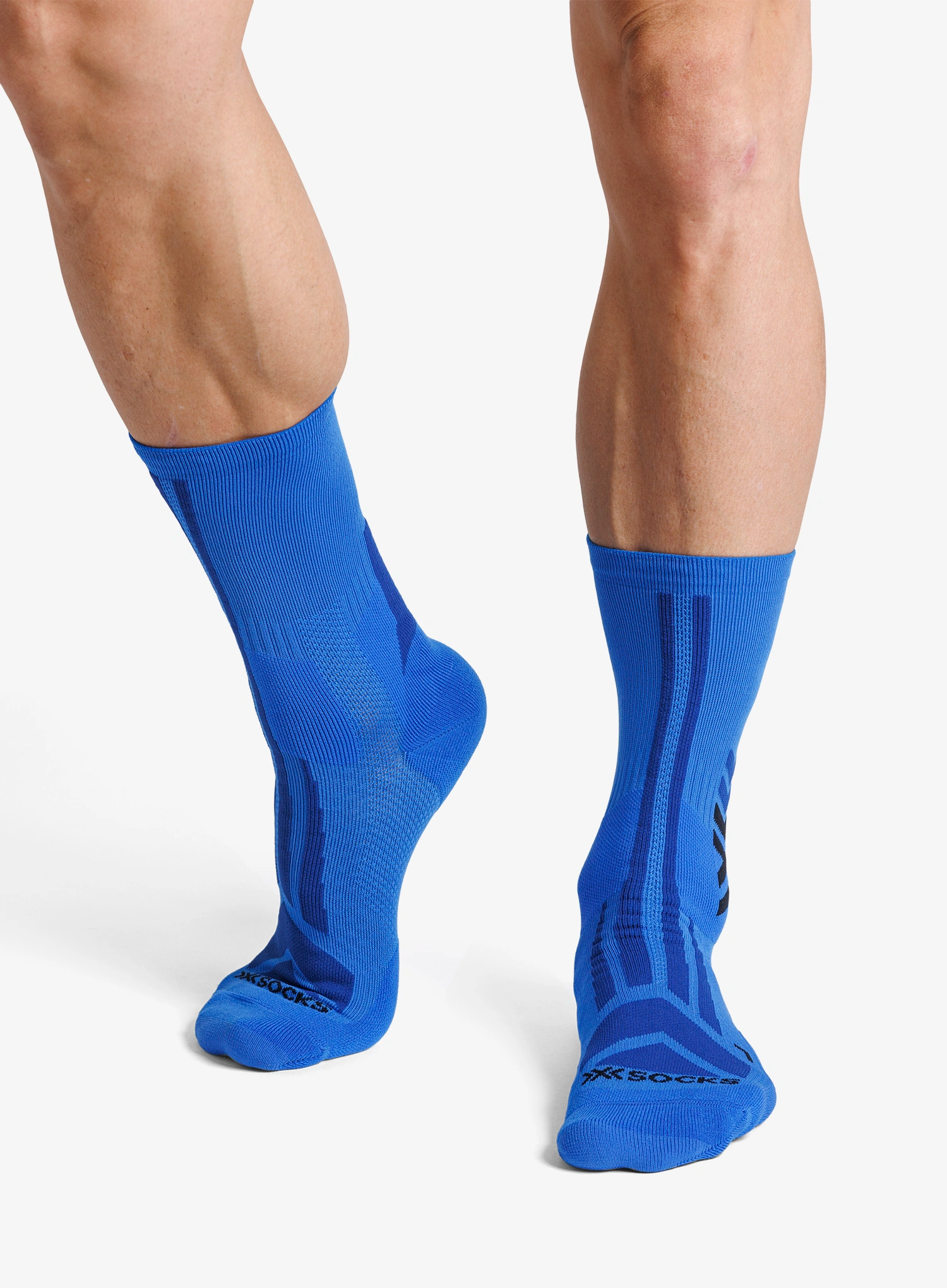 Outdoorsocken X-Socks Hike Discover Crew - twyce blue/blue