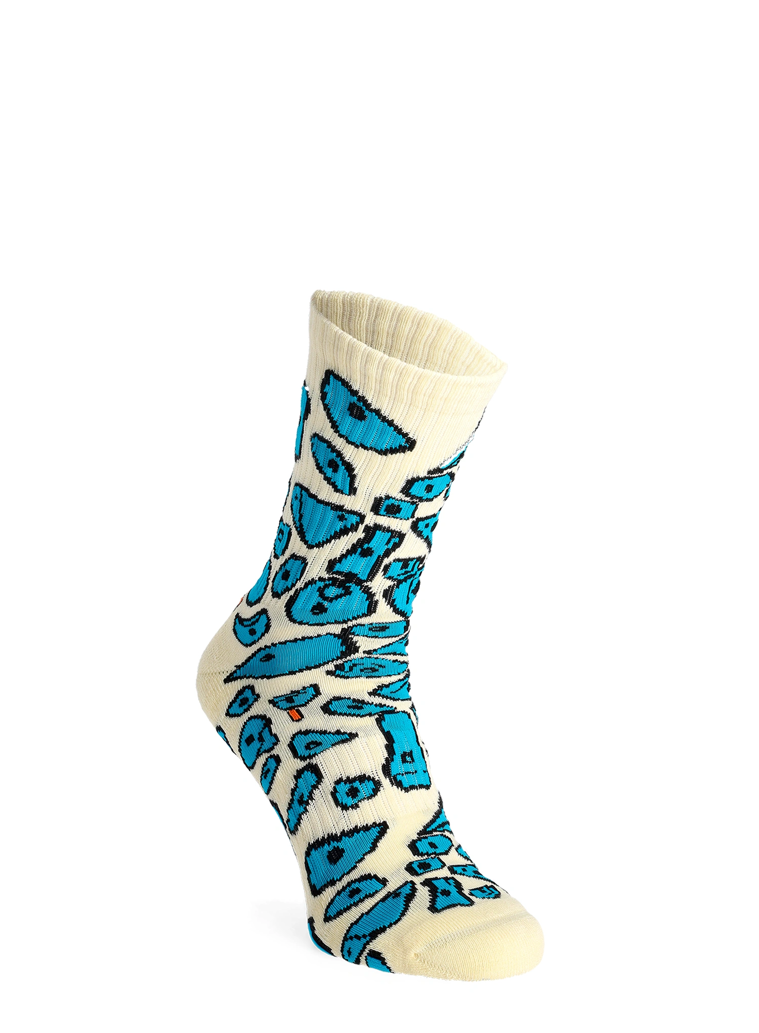 Socken Y&Y Vertical Spray Wall - blue