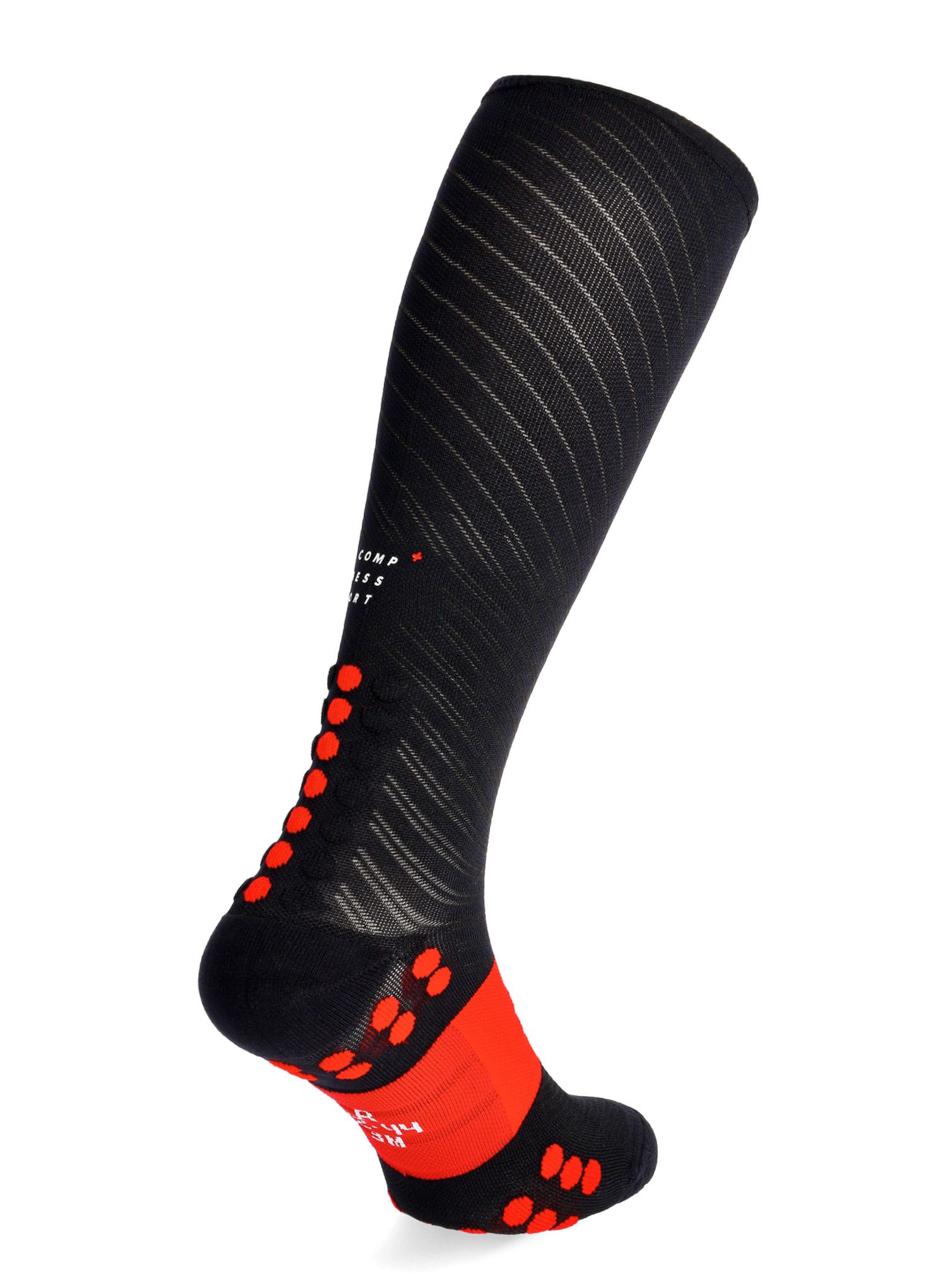 Kompressionssocken Compressport Full Socks Recovery - black