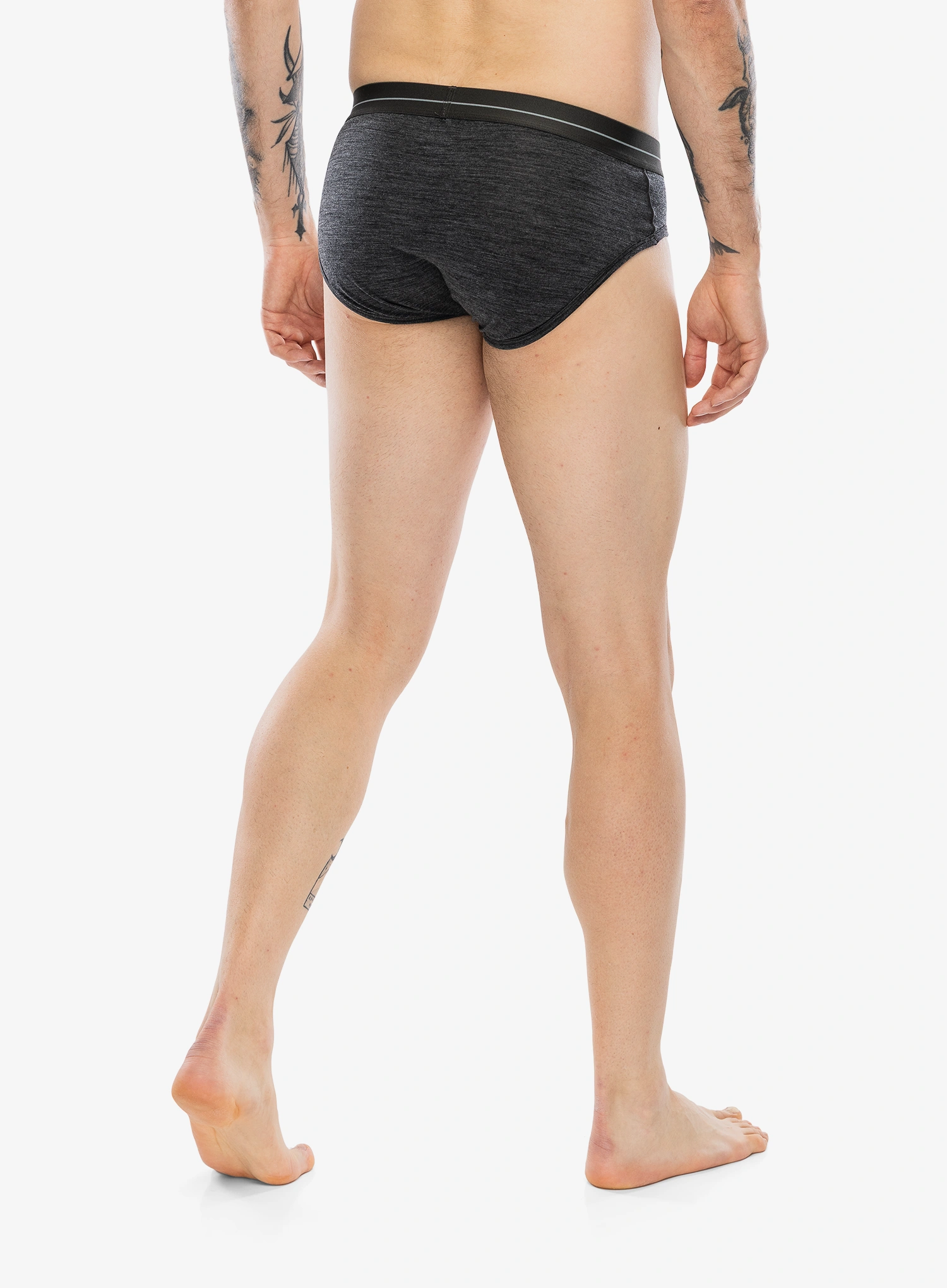 Herrenslips Icebreaker Anatomica Briefs - jet hthr