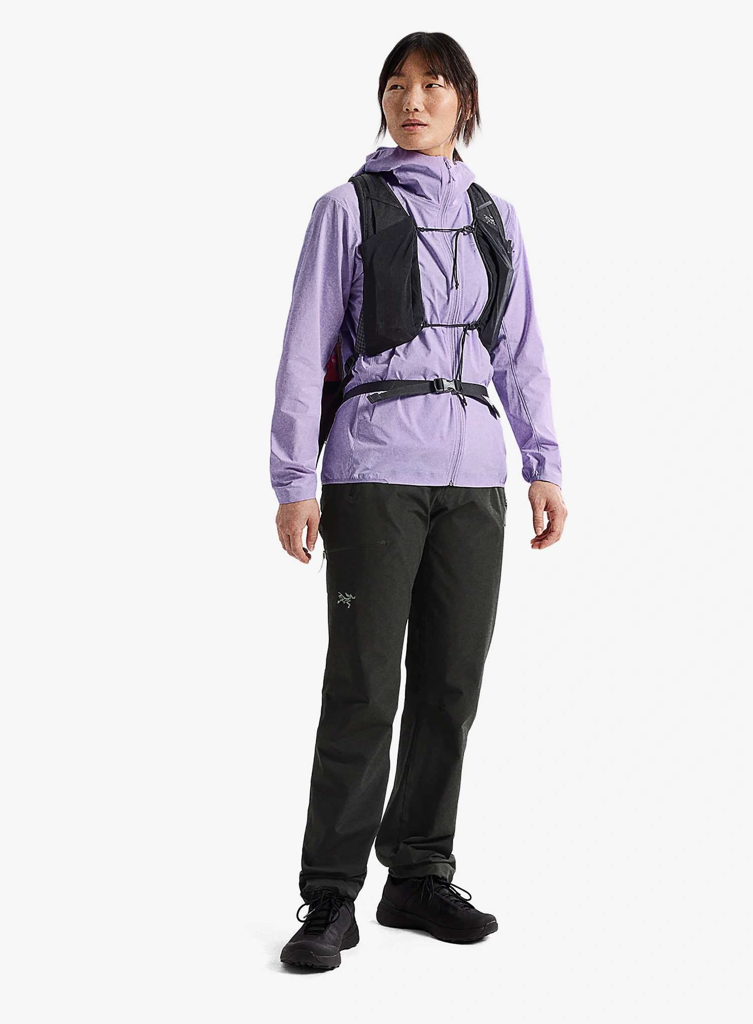 Softshelljacke Damen Arcteryx Gamma Lightweight Hoody - mallow