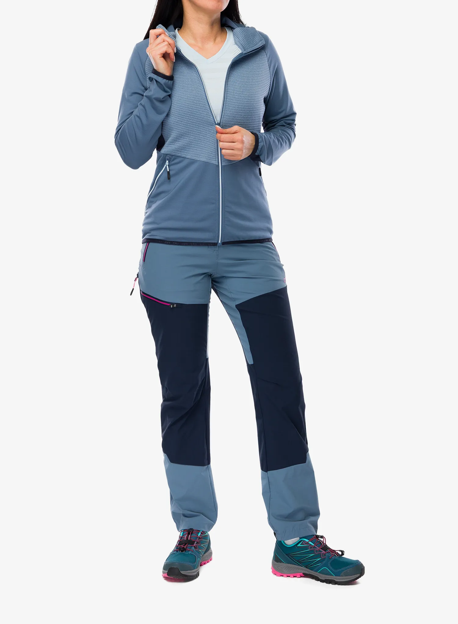 Softshelljacke Damen CMP Omber Jacket Fix Hood - space