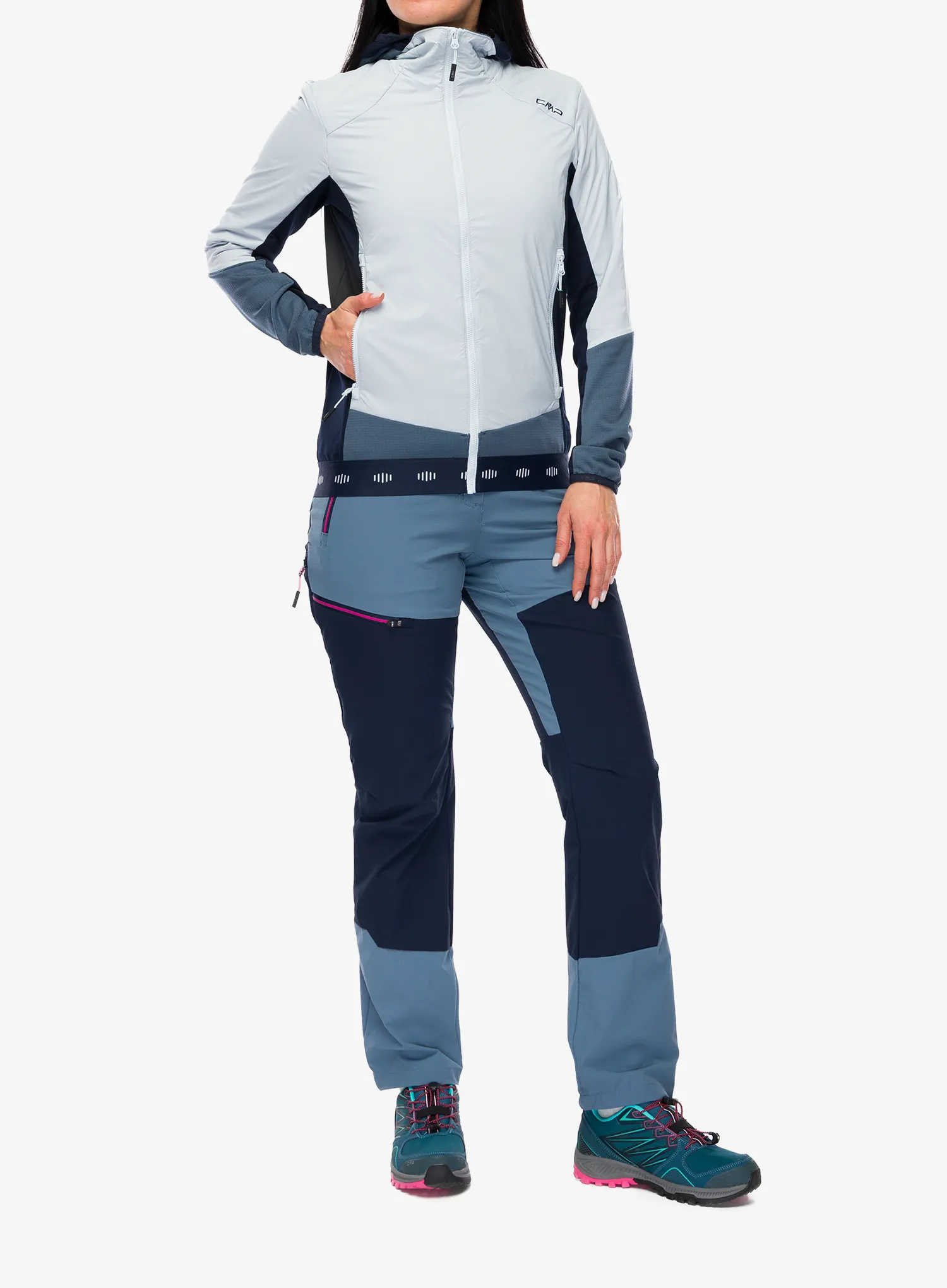 Softshelljacke Damen CMP Solira Jacket Hybrid - sky blue