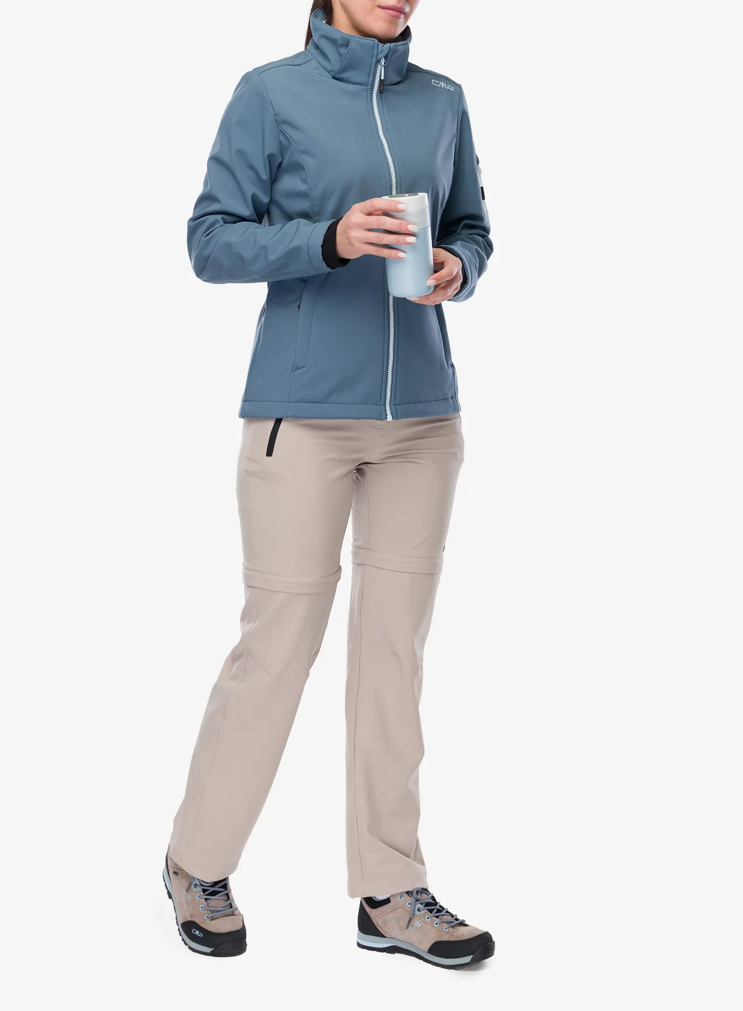 Softshelljacke Damen CMP Wilma Jacket Zip Hood - space