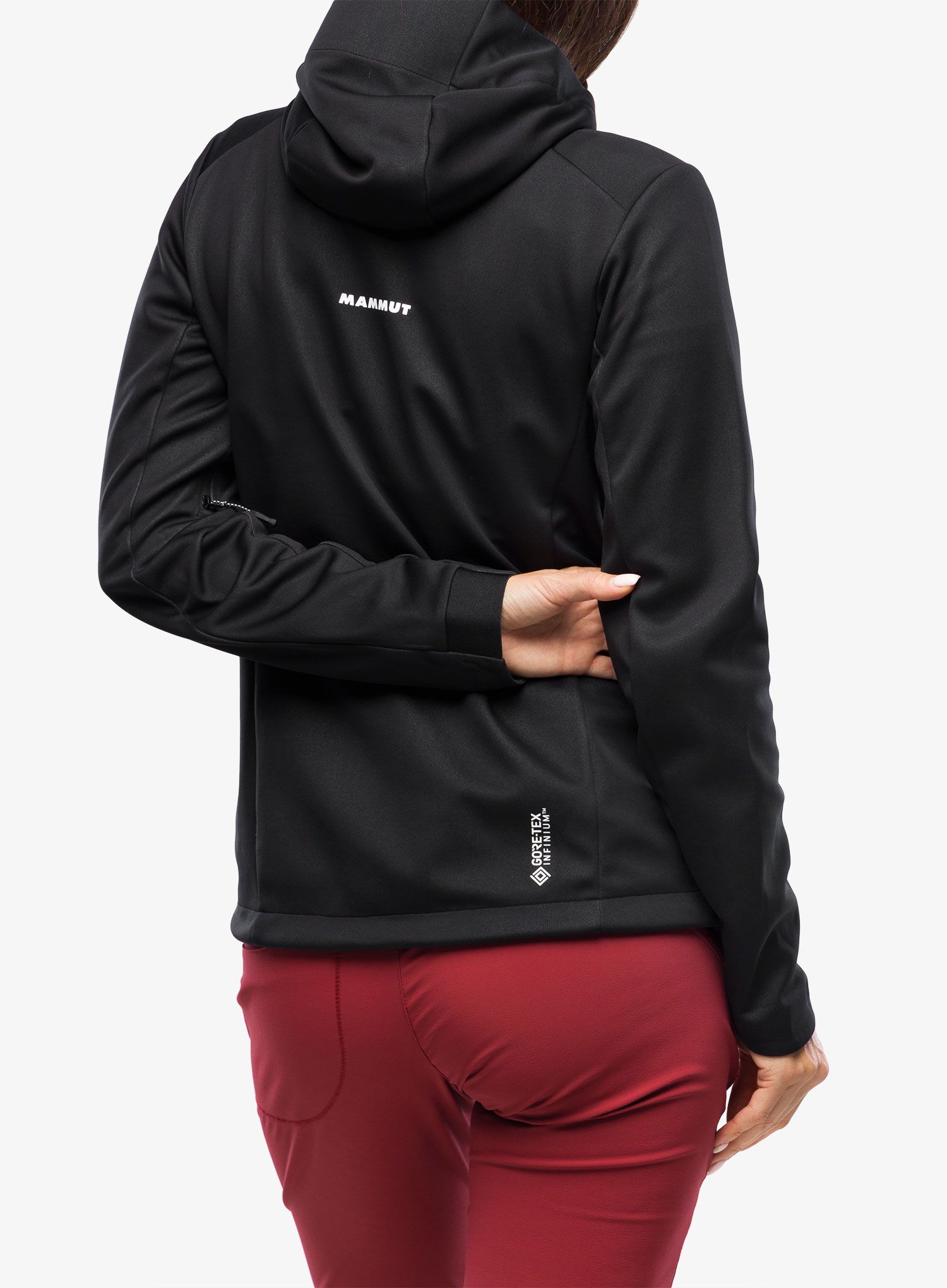 Softshelljacke Damen Mammut Ultimate VII SO Hooded Jacket - black