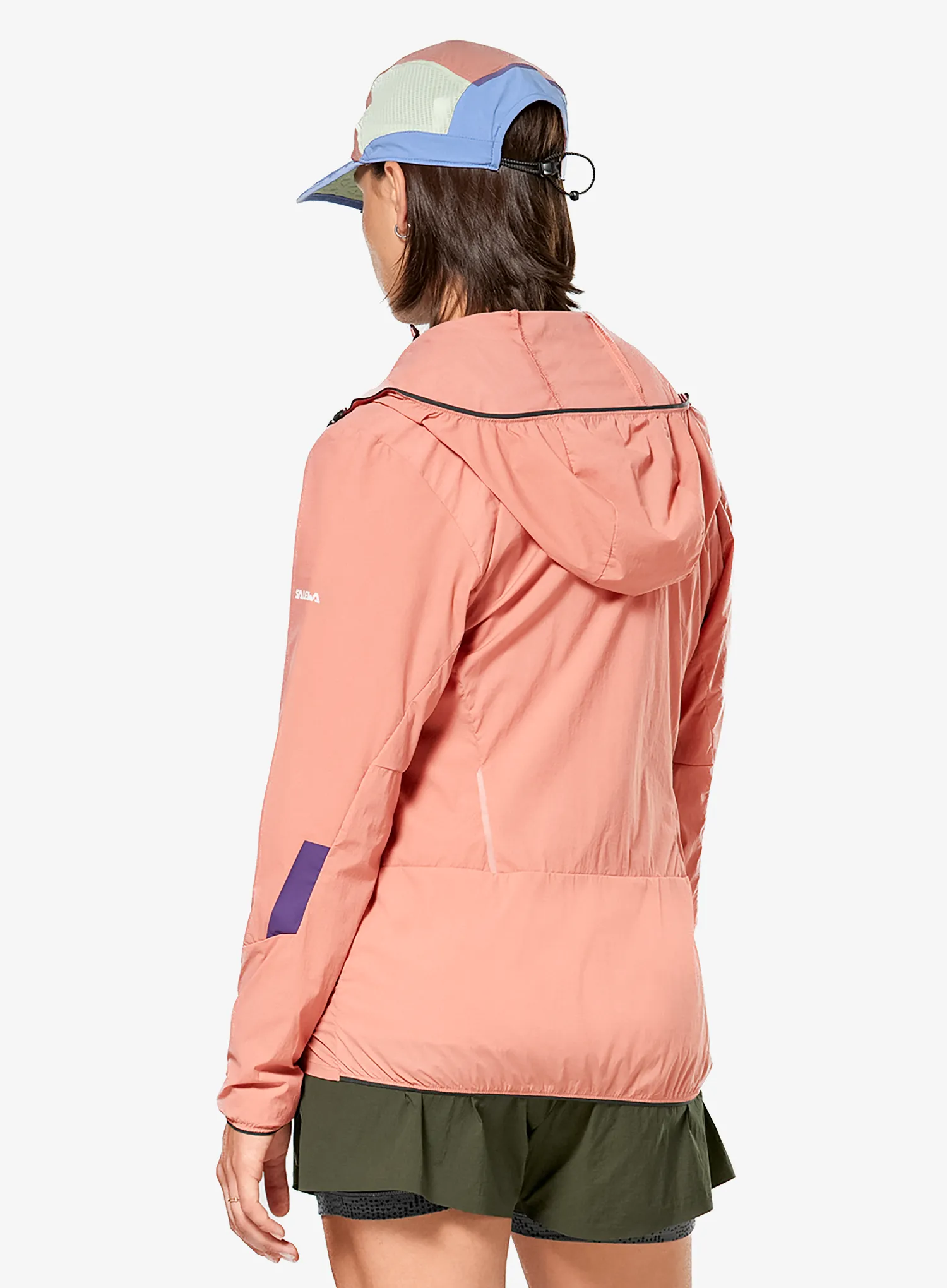Softshelljacke Damen Salewa Pedroc Wind HD Light Jacket - desert pink