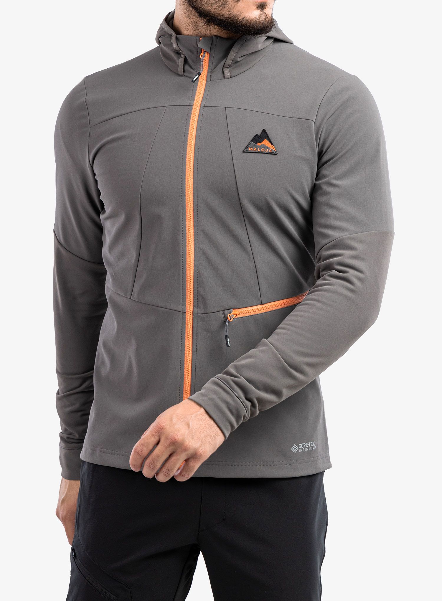 Softshelljacke Maloja Auerhahn - stone