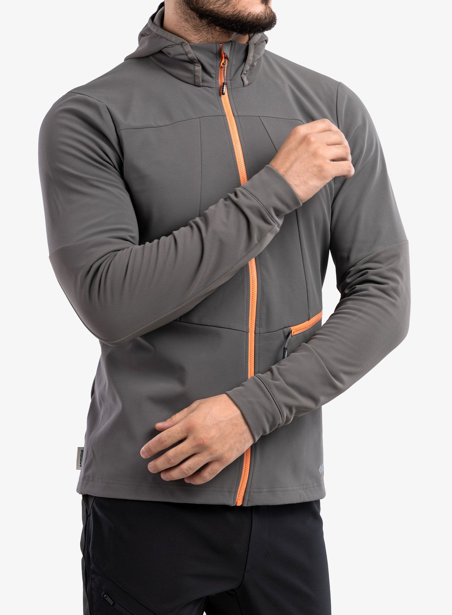 Softshelljacke Maloja Auerhahn - stone