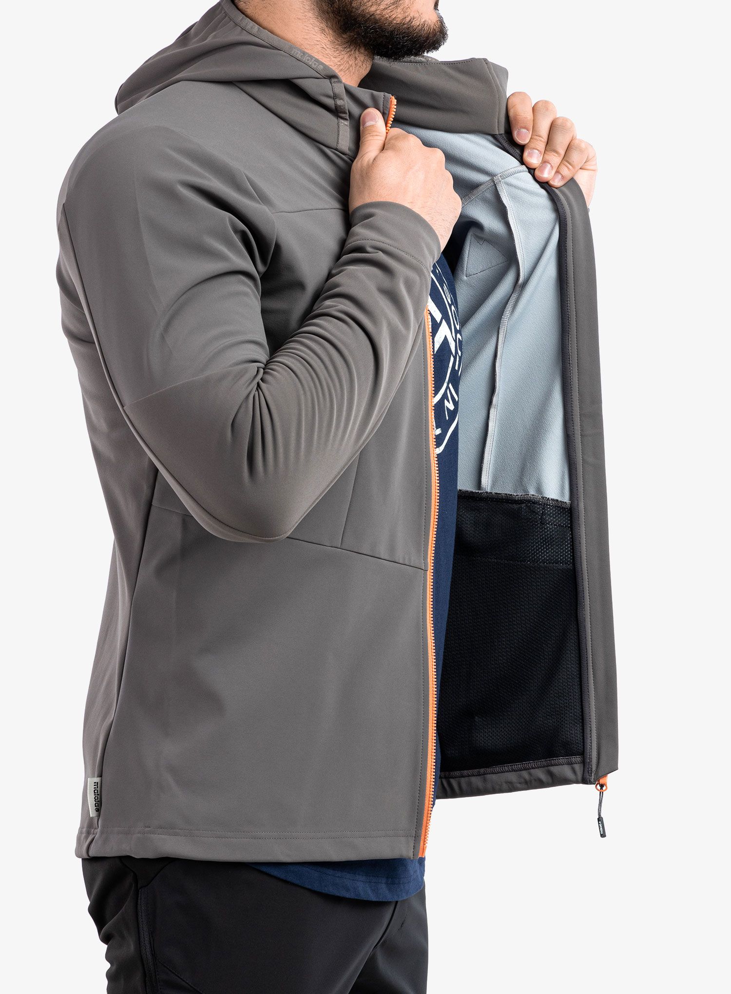 Softshelljacke Maloja Auerhahn - stone