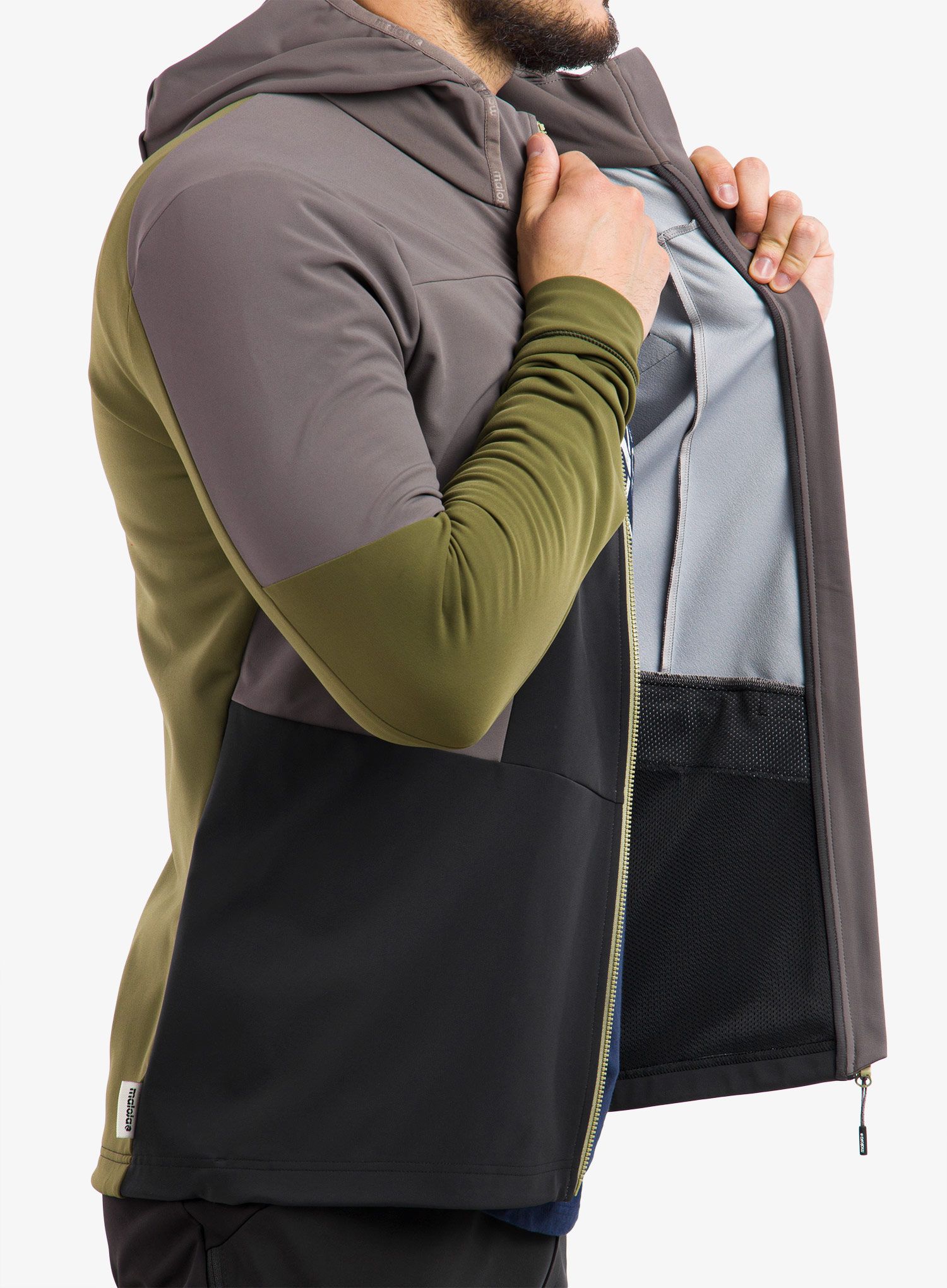 Softshelljacke Maloja Auerhahn - stone multi