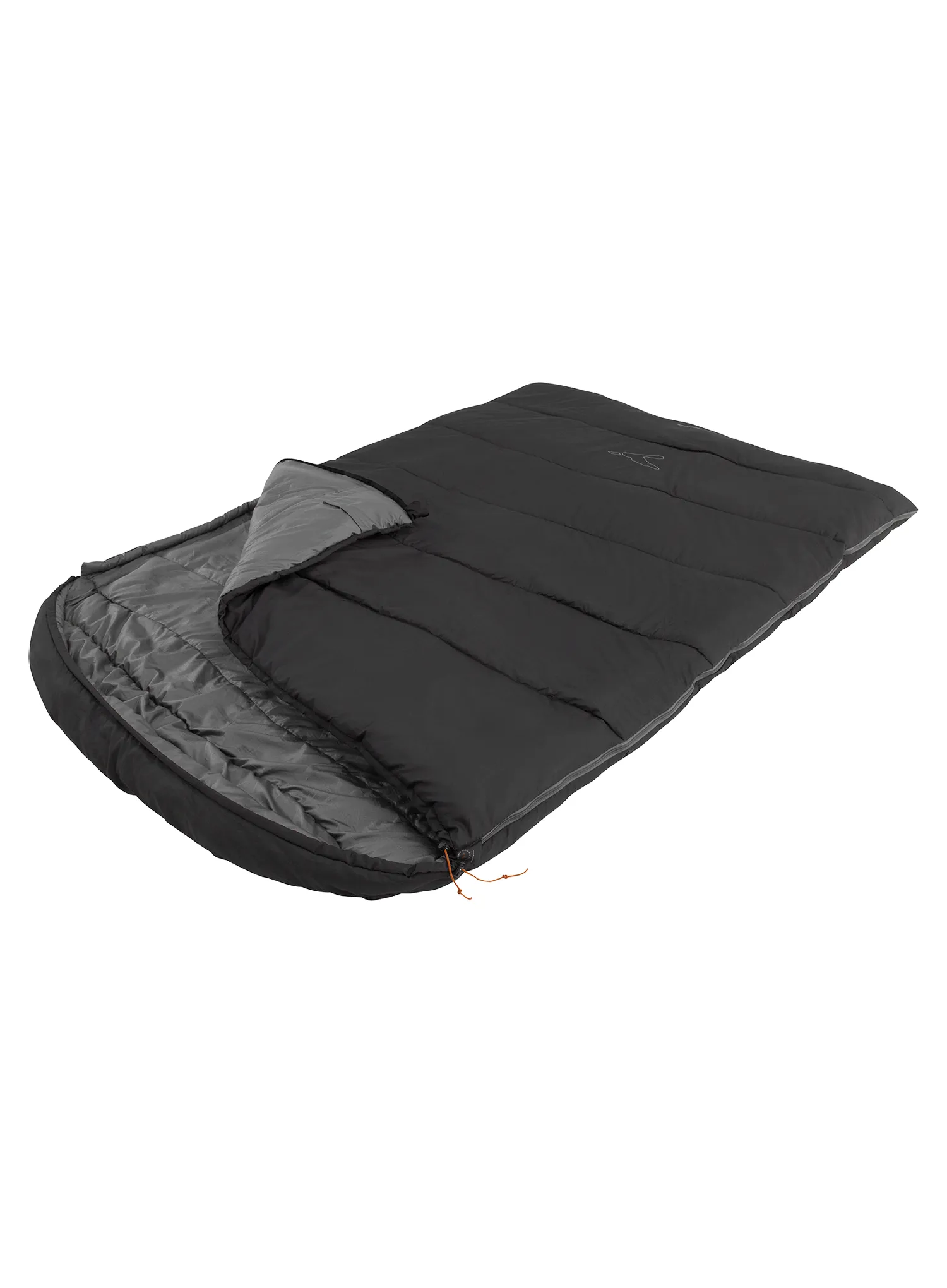 Schlafsack für 2 Personen Easy Camp Raven Square Double 5C (195 cm)