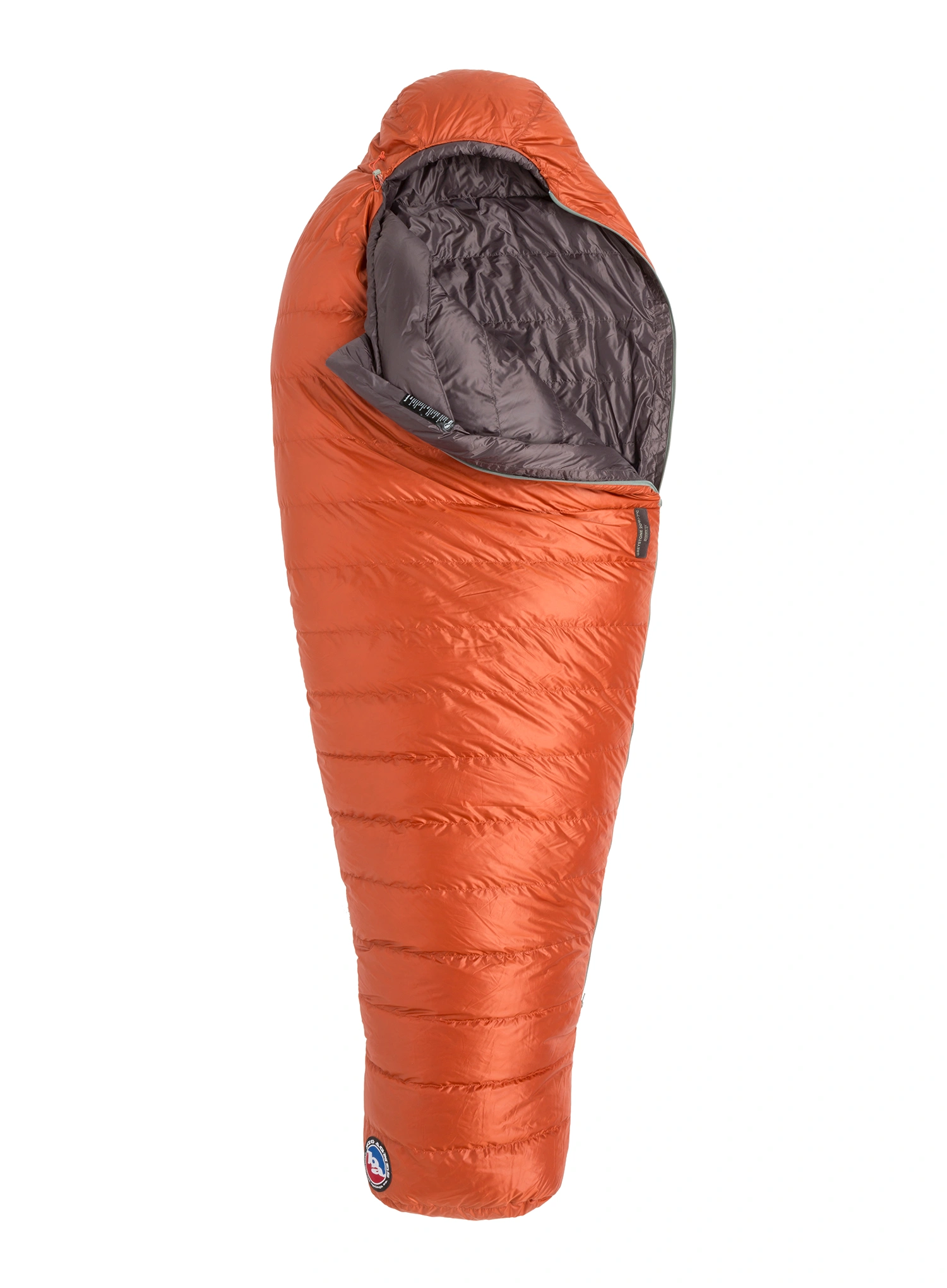 Daunenschlafsack Big Agnes Greystone 30 Long (198 cm) - rooibos
