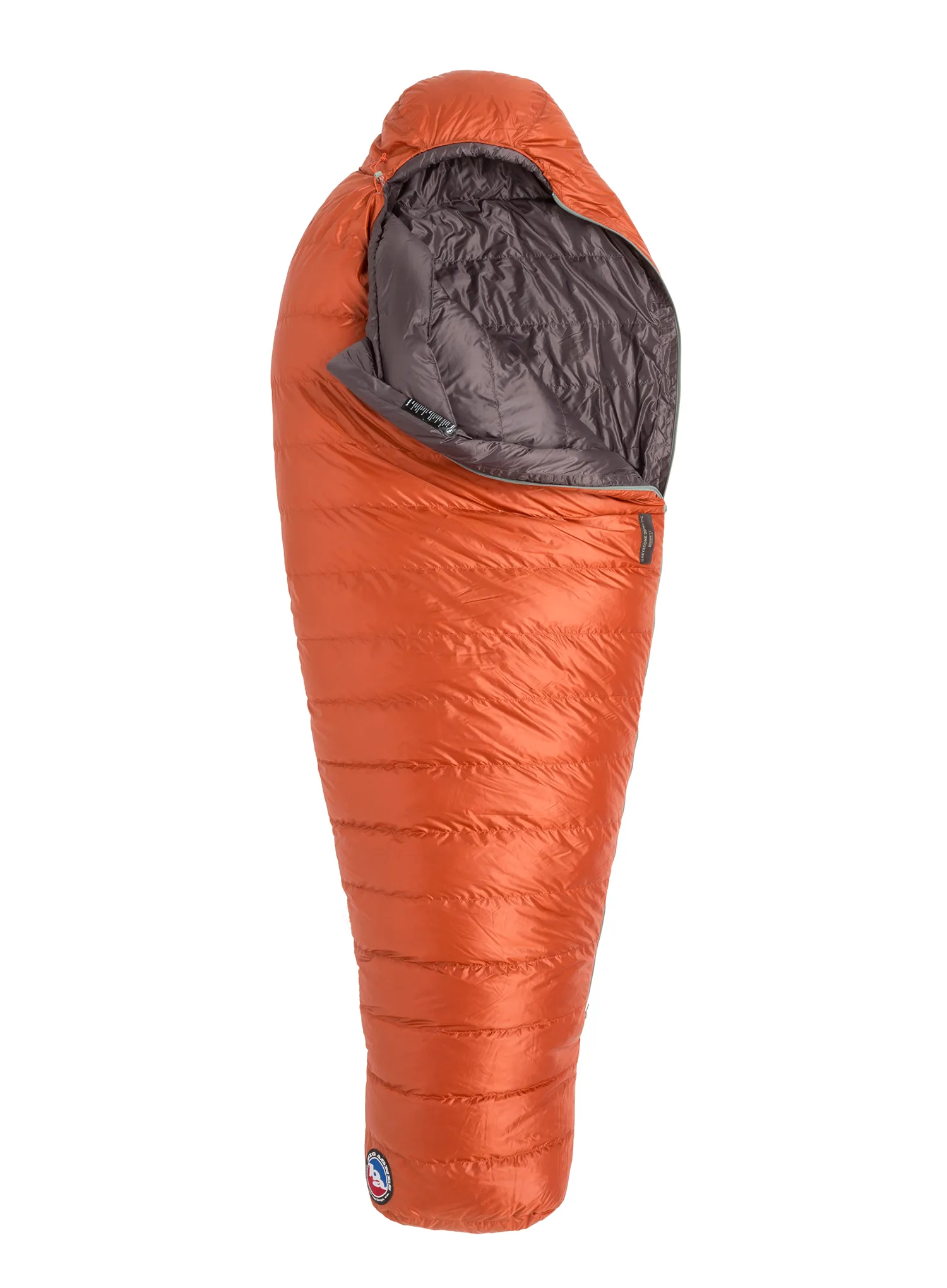 Daunenschlafsack Big Agnes Greystone 30 Regular (183 cm) - rooibos