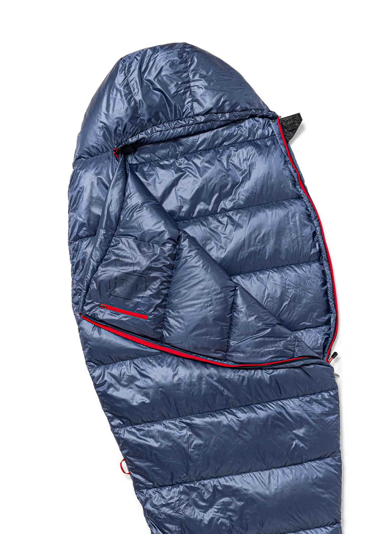 Daunenschlafsack Małachowski Tourist 250 XL LZ (189-200 cm) - navy