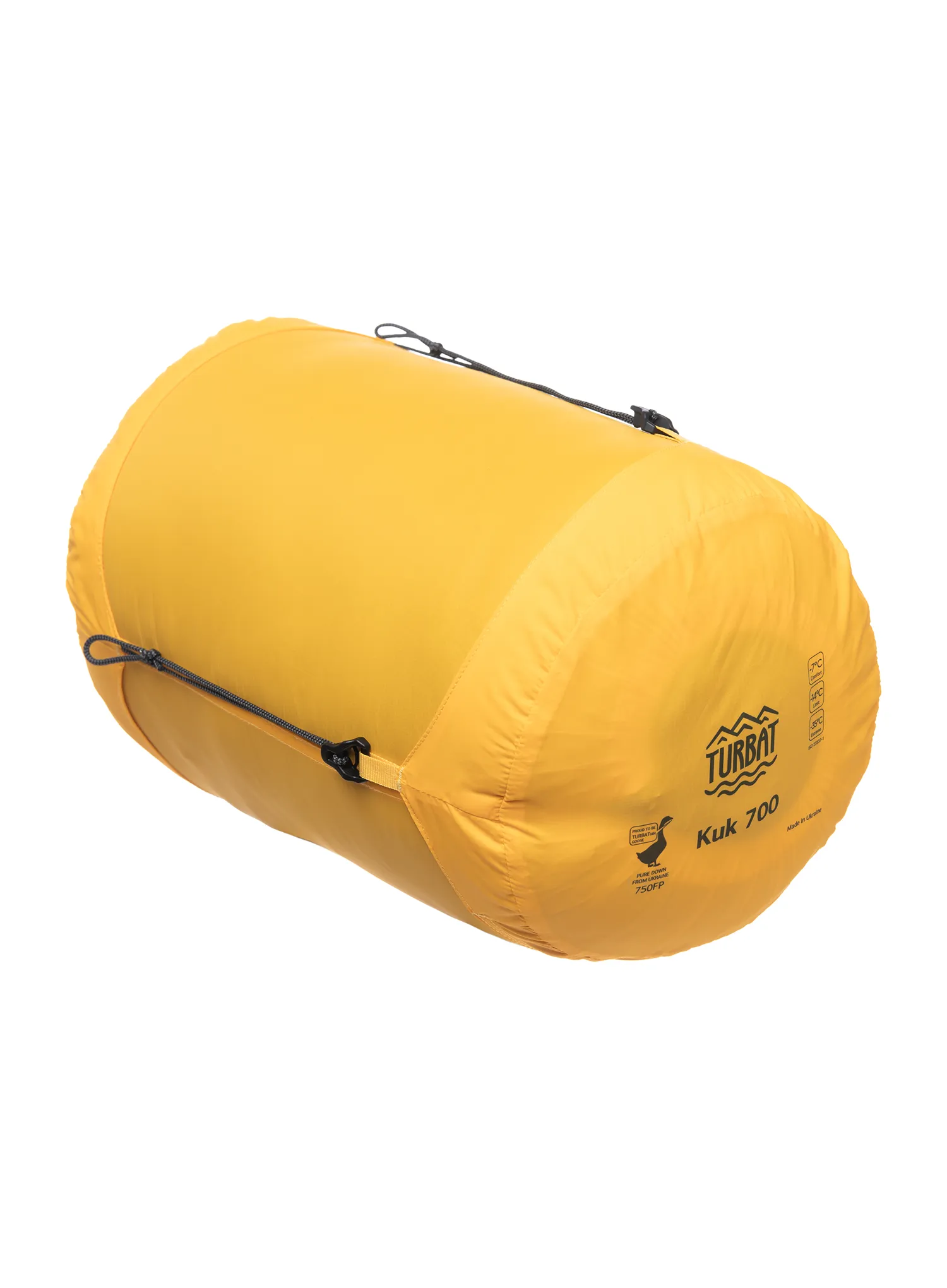 Daunenschlafsack Turbat Kuk 700 (195 cm) - legion blue/dark cheddar