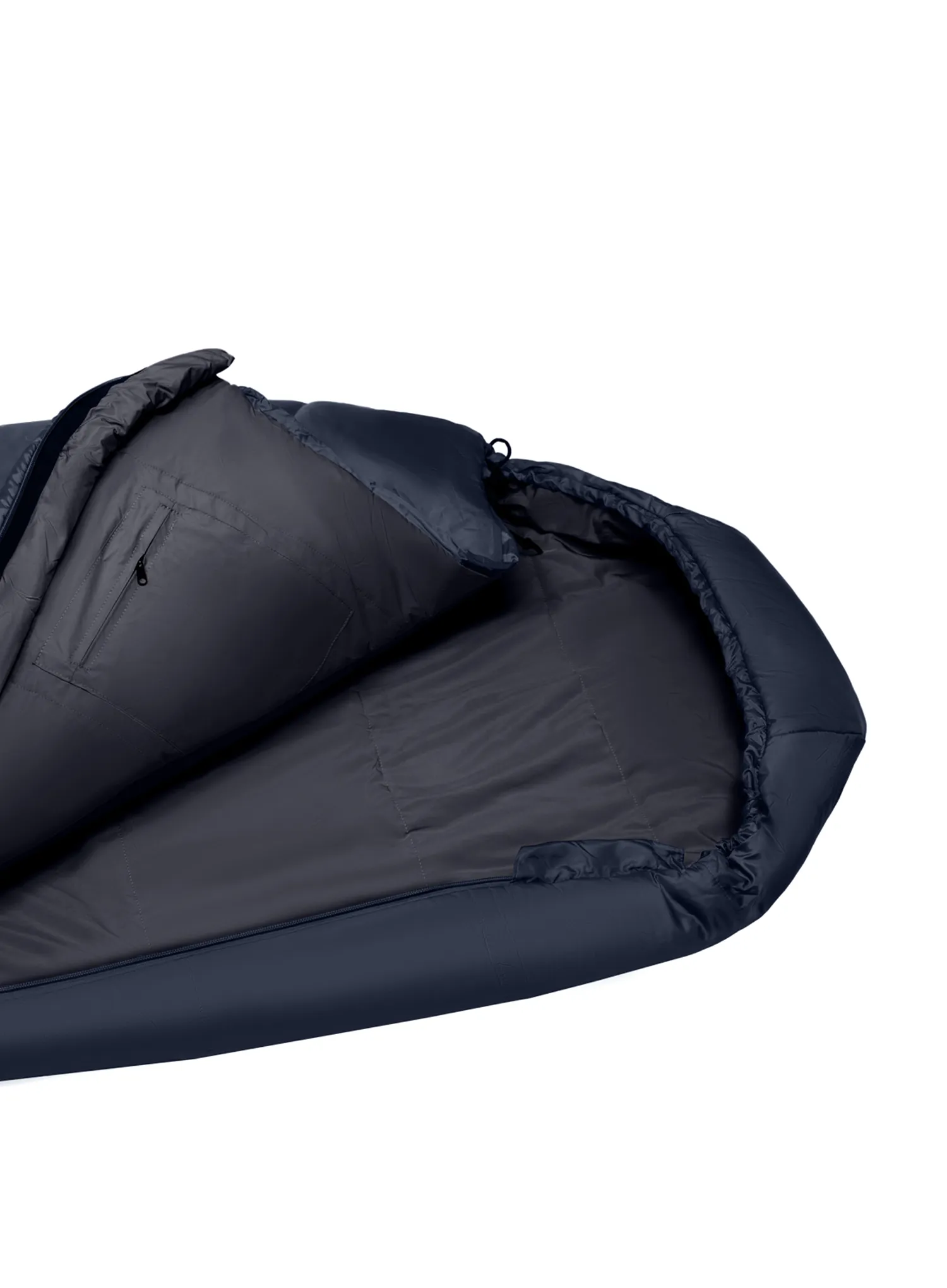 Kunstfaserschlafsack Alpinus Fiber Pro 1100 - grey