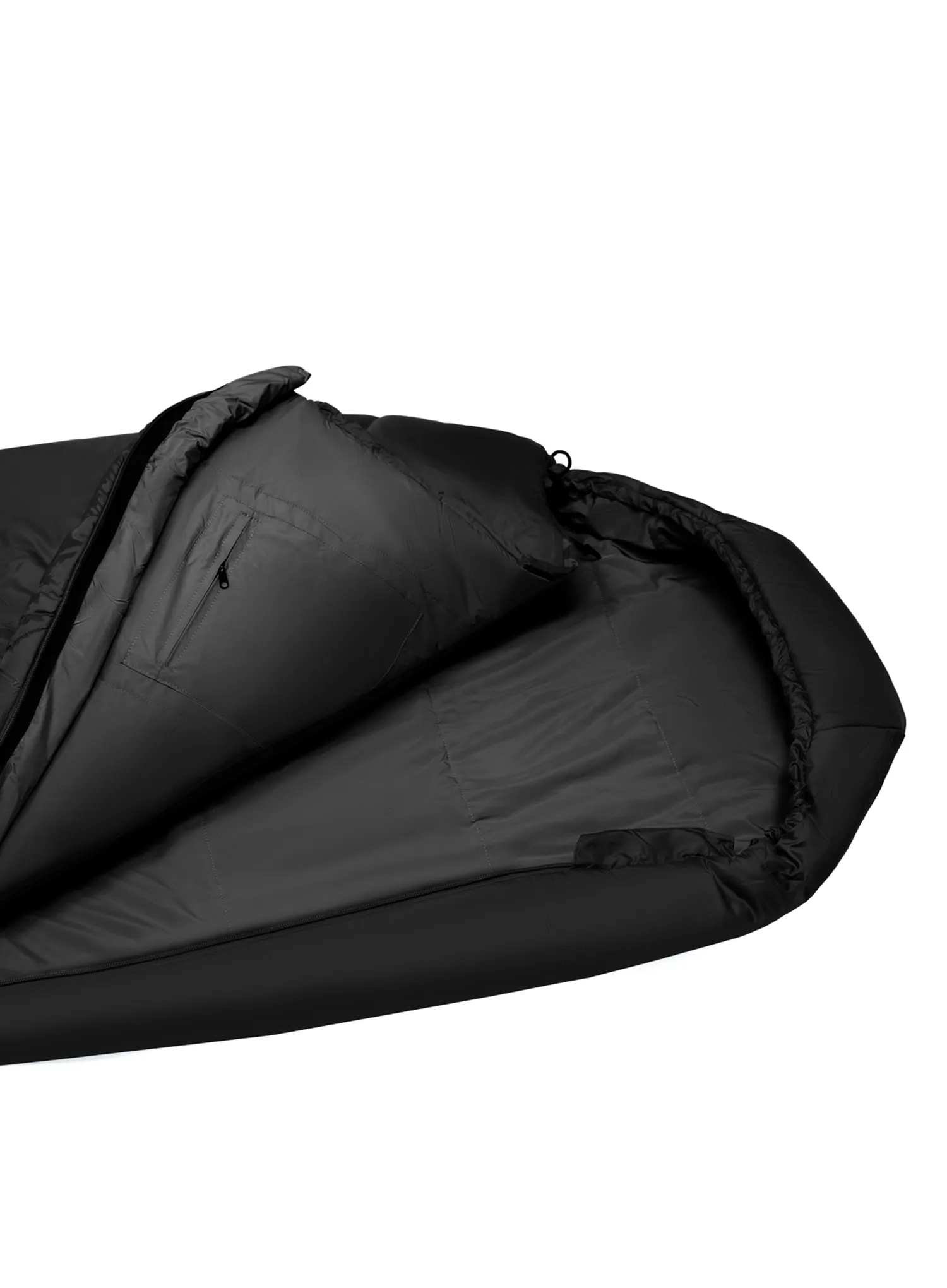 Kunstfaserschlafsack Alpinus Fiber Pro 1300 - anthracite