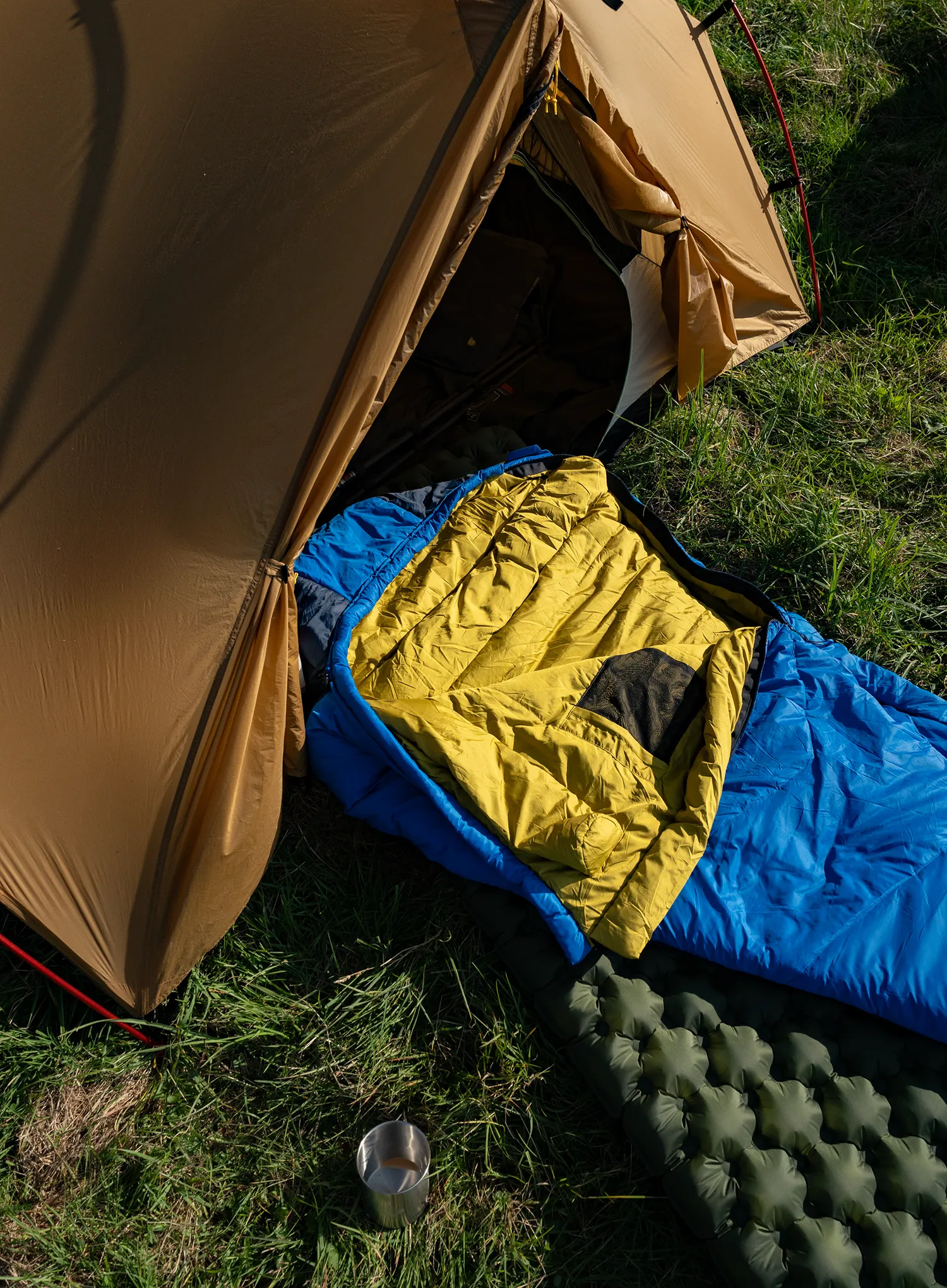 Kunstfaserschlafsack Alpinus Primalight Pro 1000  - blue