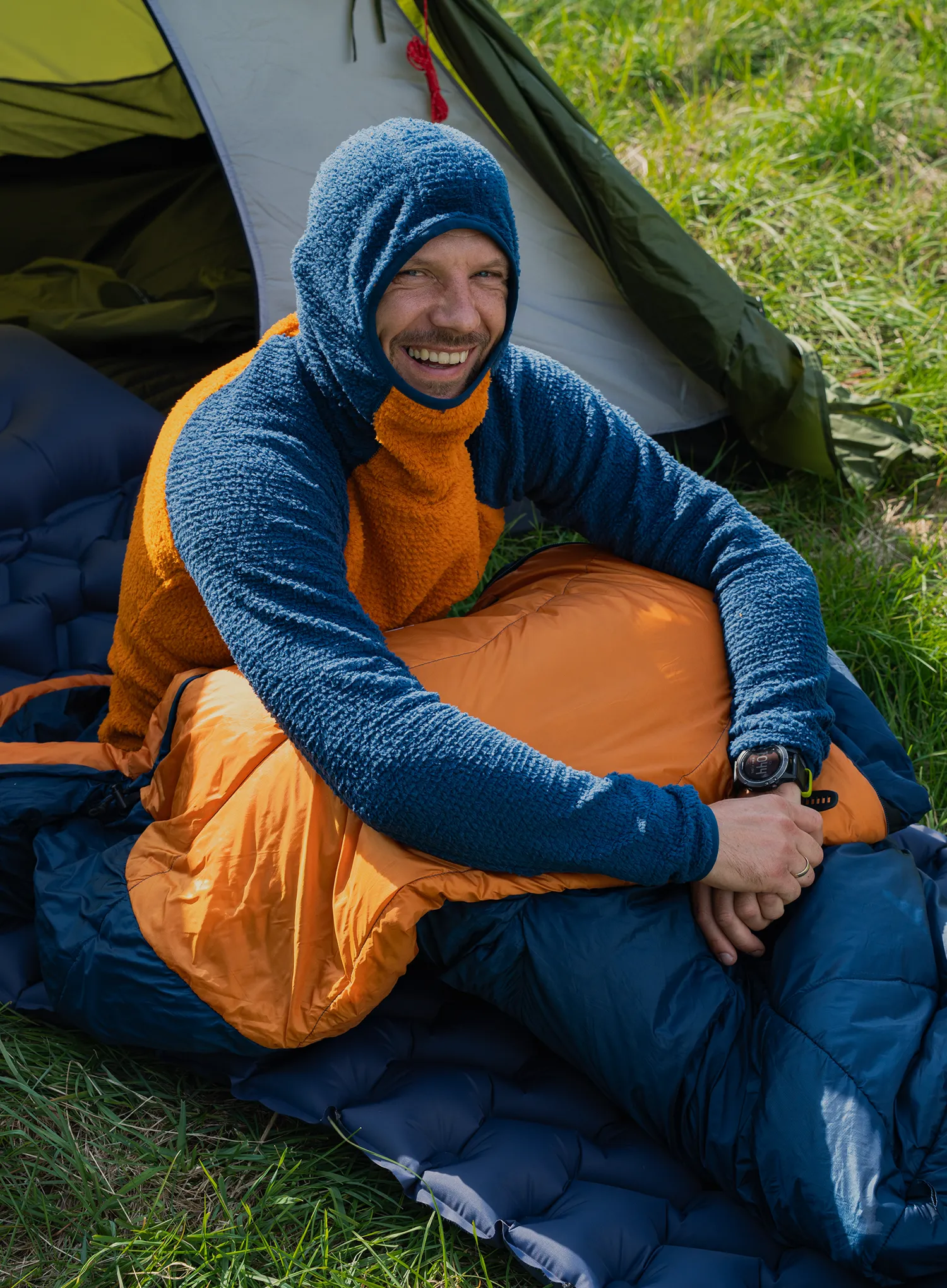Kunstfaserschlafsack Alpinus Ultralight Pro 850 - navy