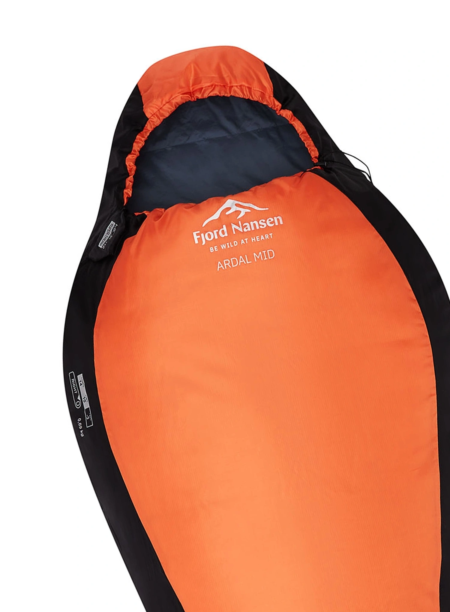Kunstfaserschlafsack Fjord Nansen Ardal XL SBS (200 cm) - carnelian
