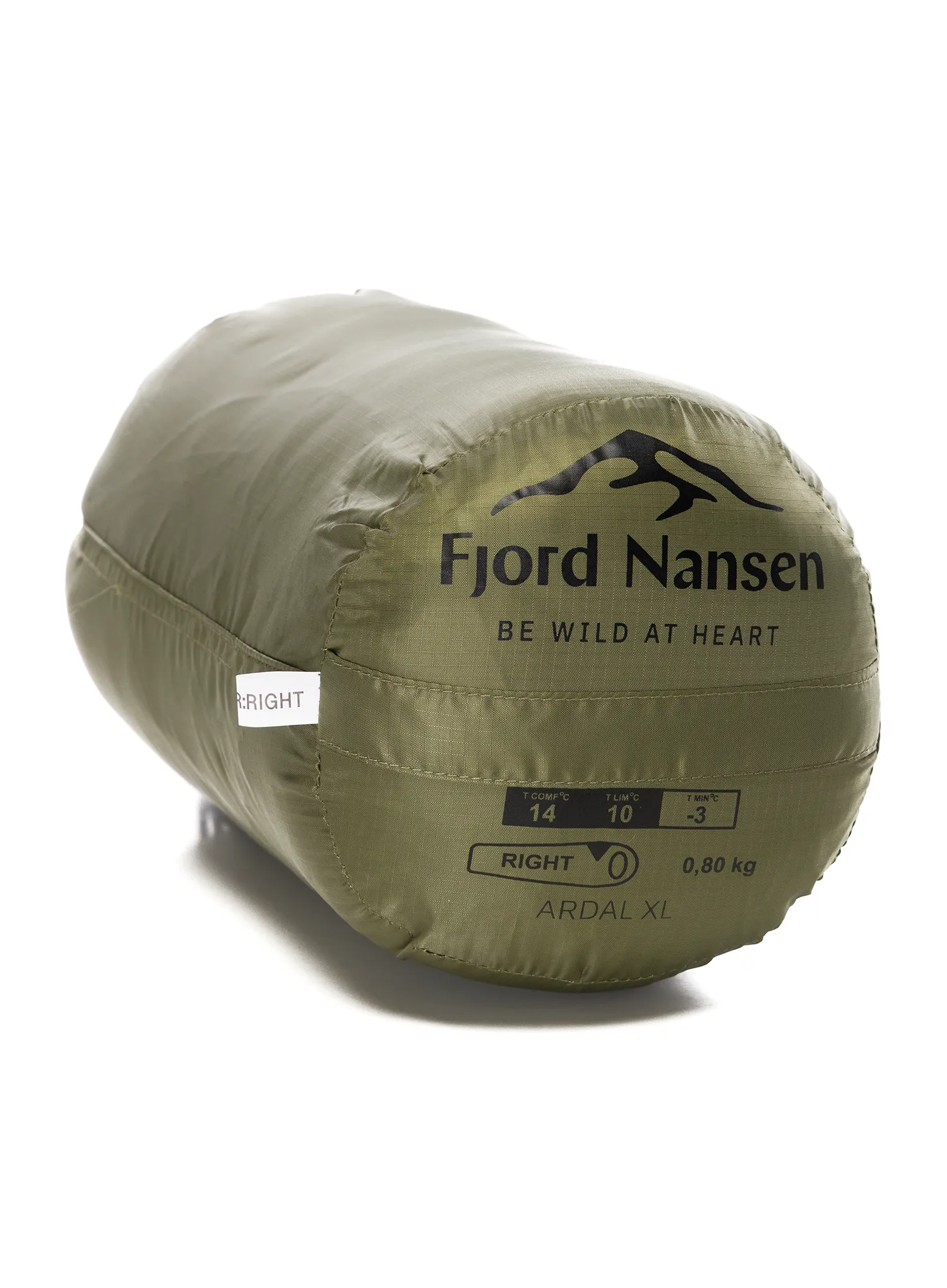 Kunstfaserschlafsack Fjord Nansen Ardal XL SBS (200 cm) - olive drab